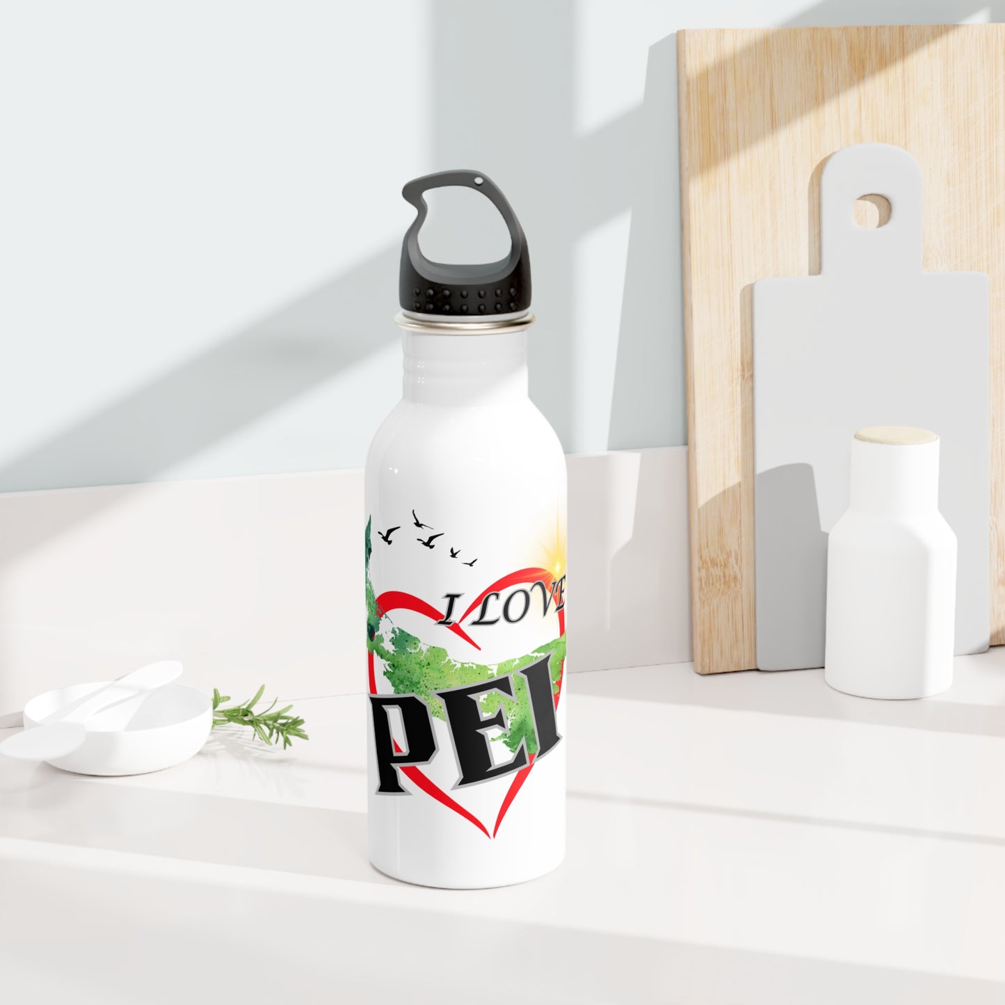 I love PEI / Stainless Steel Water Bottle
