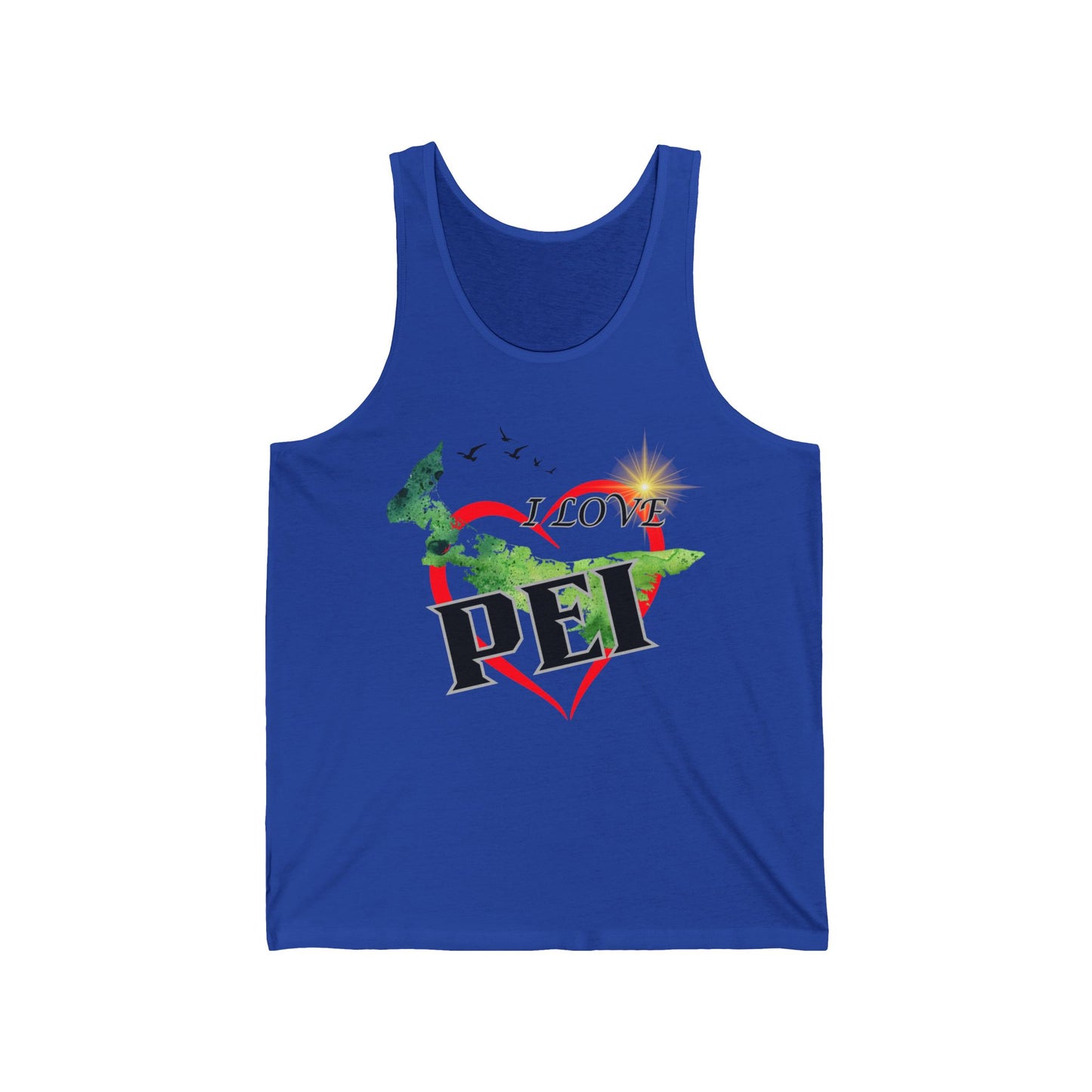 I Love PEI / Unisex Jersey Tank