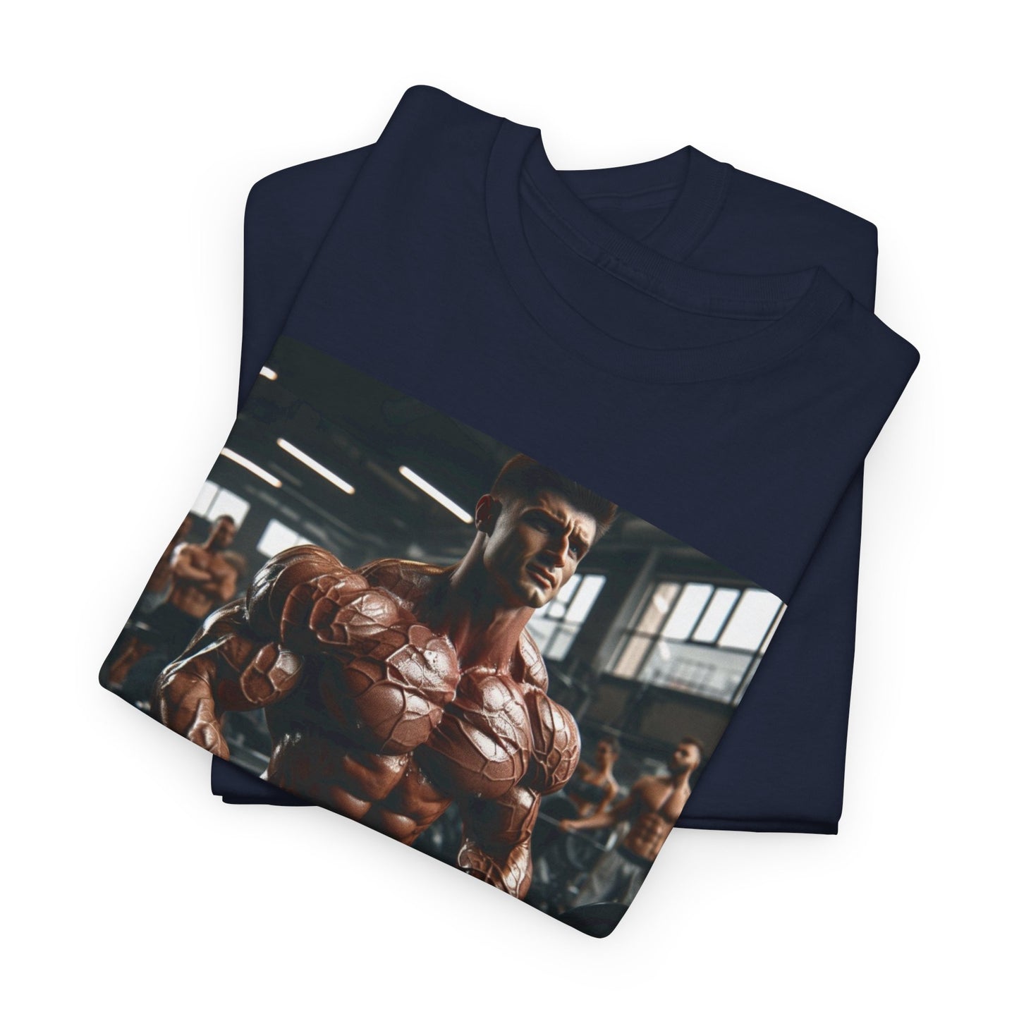 "Ripped" bodybuilding design Unisex Heavy Cotton Tee