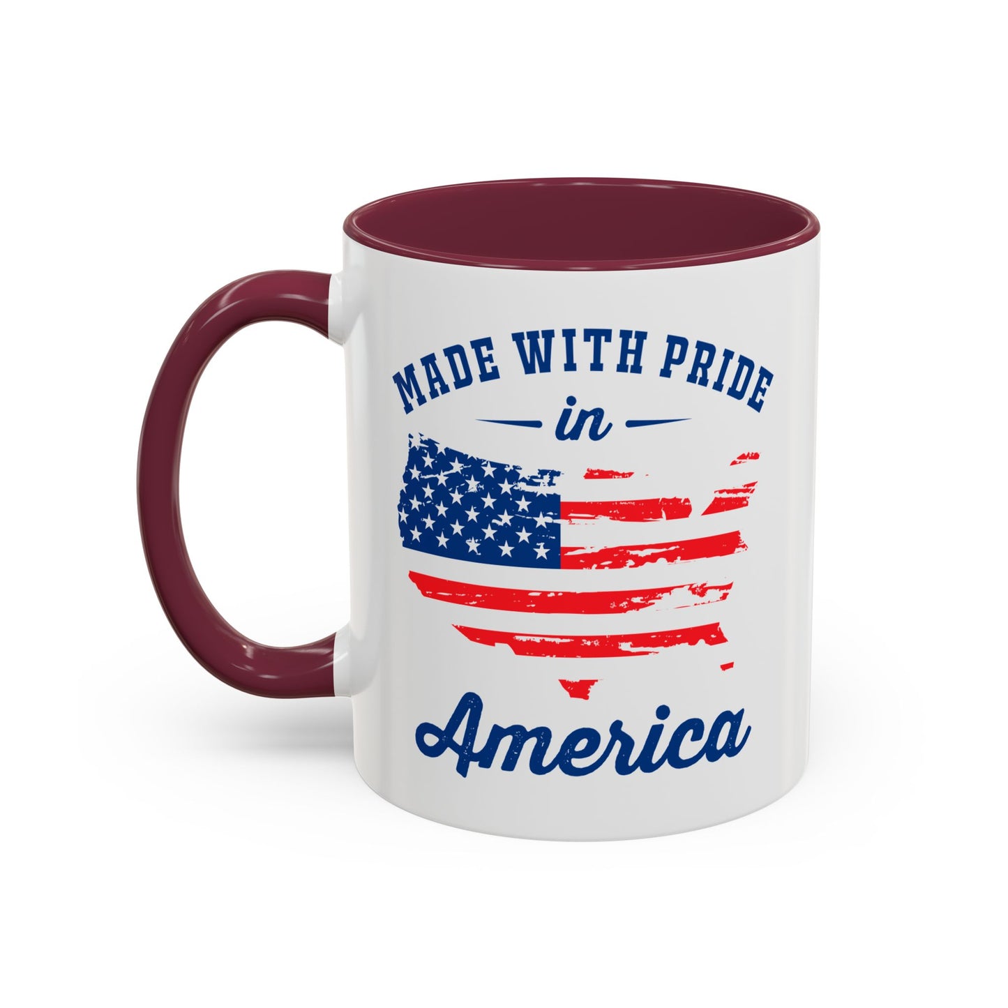 Made with pride in America / Colorful Mugs (11oz, 15oz)