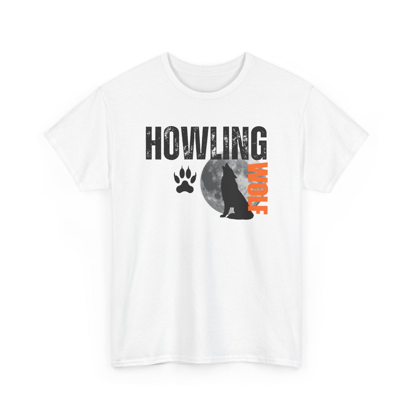 Howling Wolf Unisex Heavy Cotton Tee