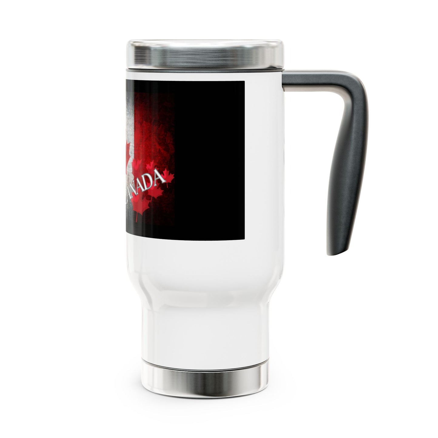Canada/ Stainless Steel Travel Mug with Handle, 14oz