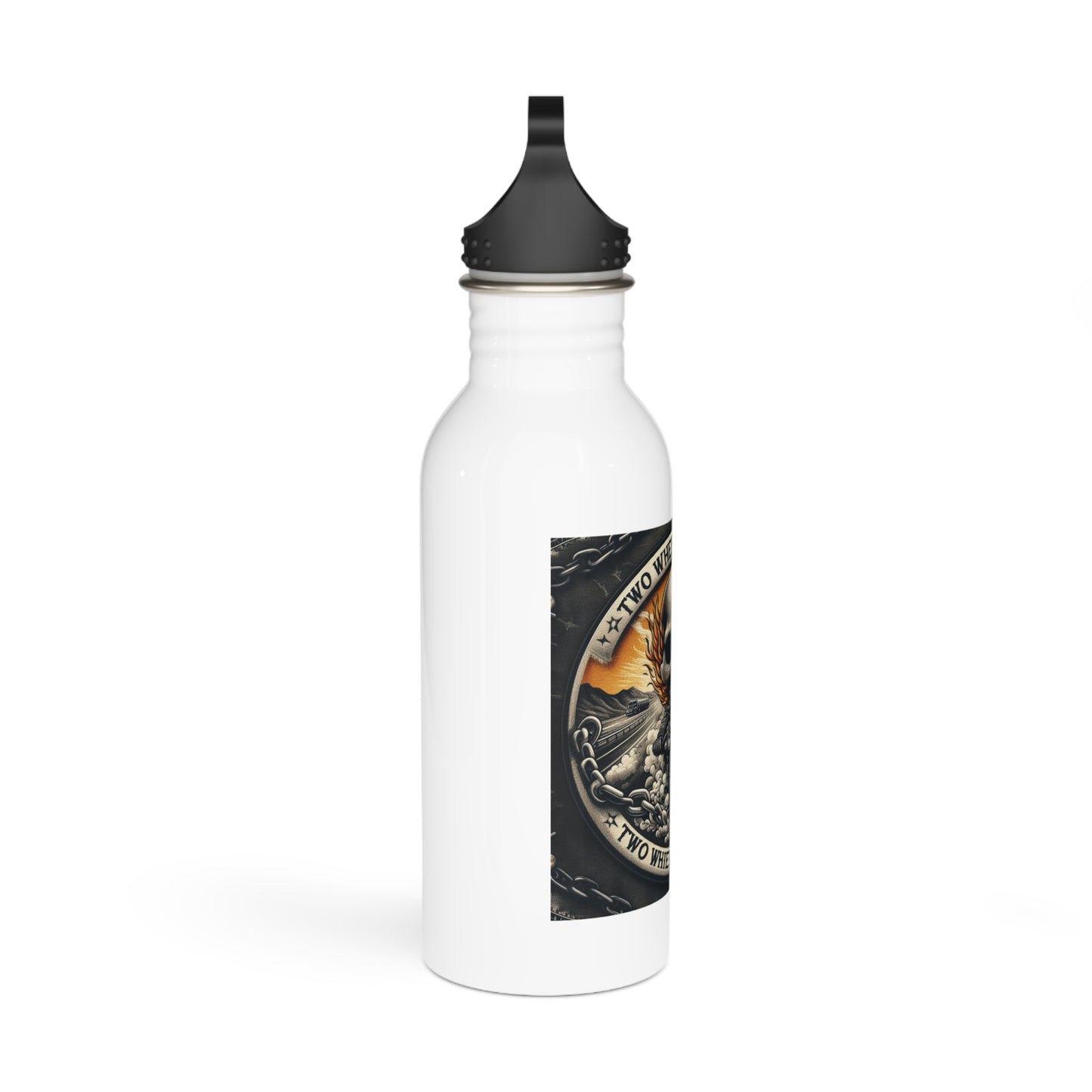 Two Wheels Freedom (Motorcycle) / Stainless Steel Water Bottle