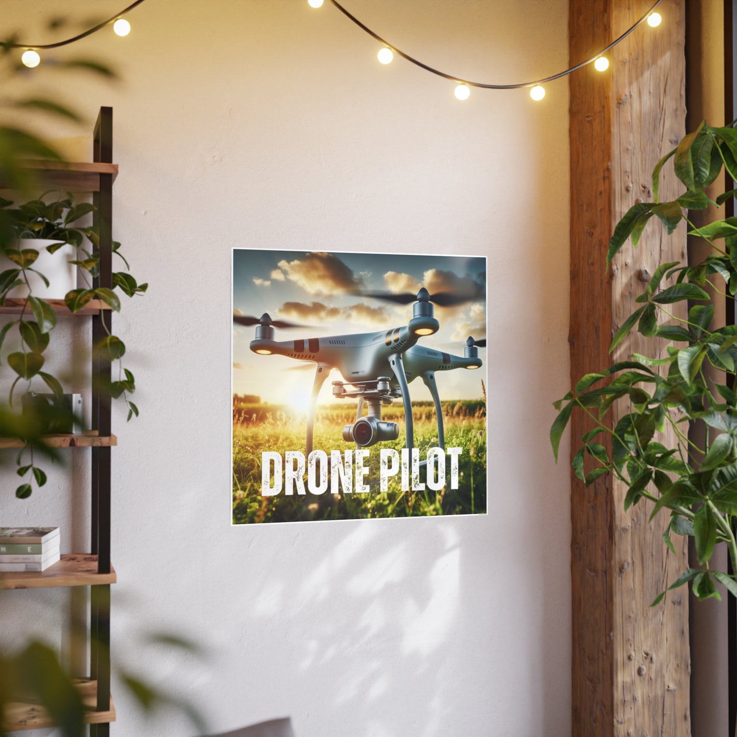 Drone Pilot 1 (AI created) / Photo Art Paper Posters