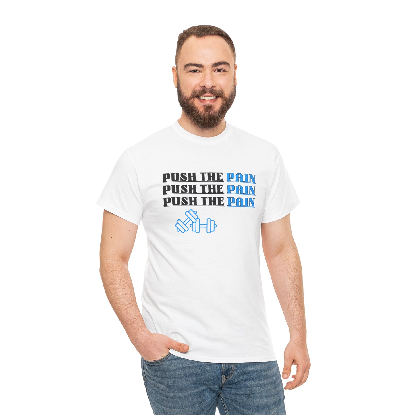 Push the Pain Unisex Heavy Cotton Tee