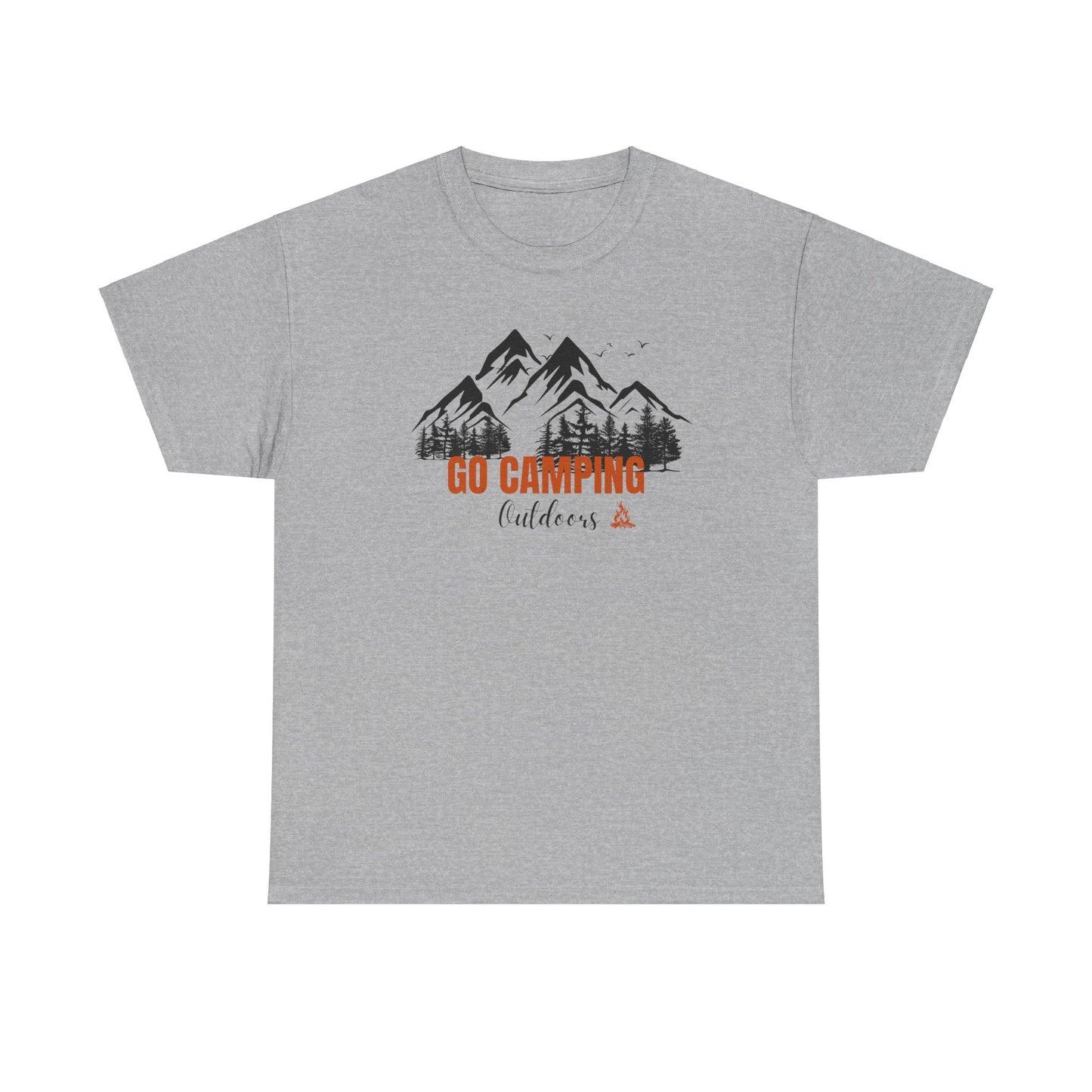 Go Camping Outdoors Unisex Heavy Cotton Tee