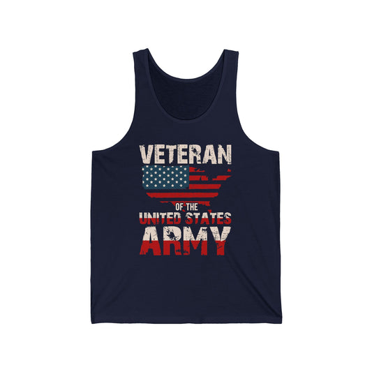 Veteran of the united states army / Unisex Jersey Tank