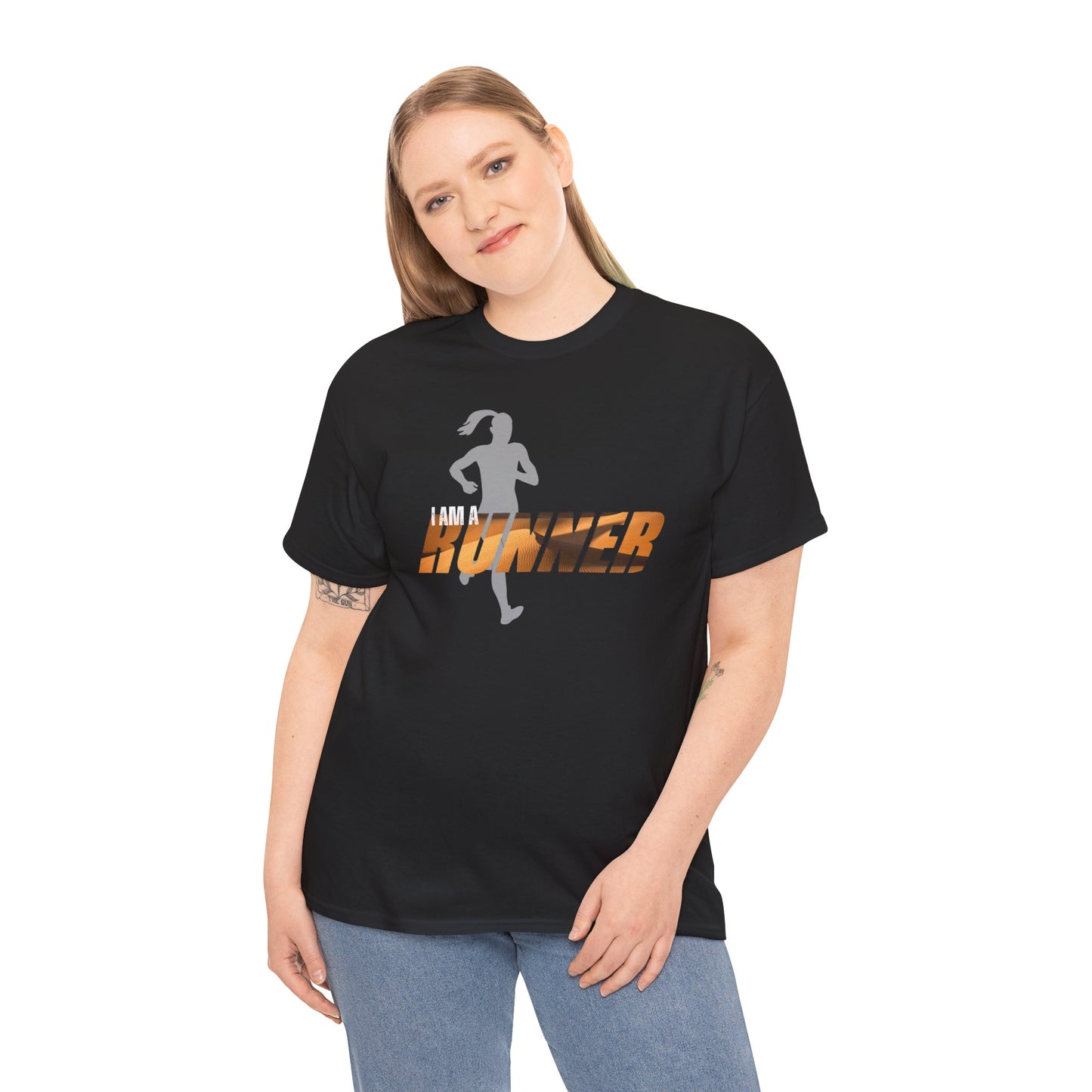 I am a Runner Unisex Heavy Cotton Tee