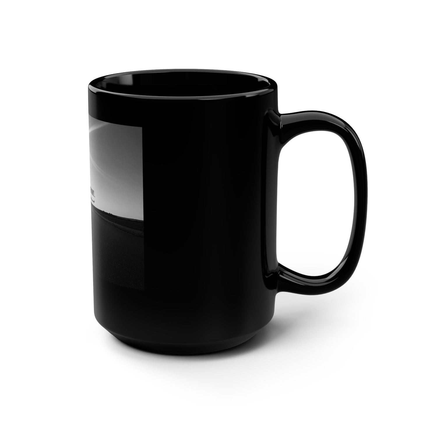 Every mile is a Memory / Black Mug, 15oz