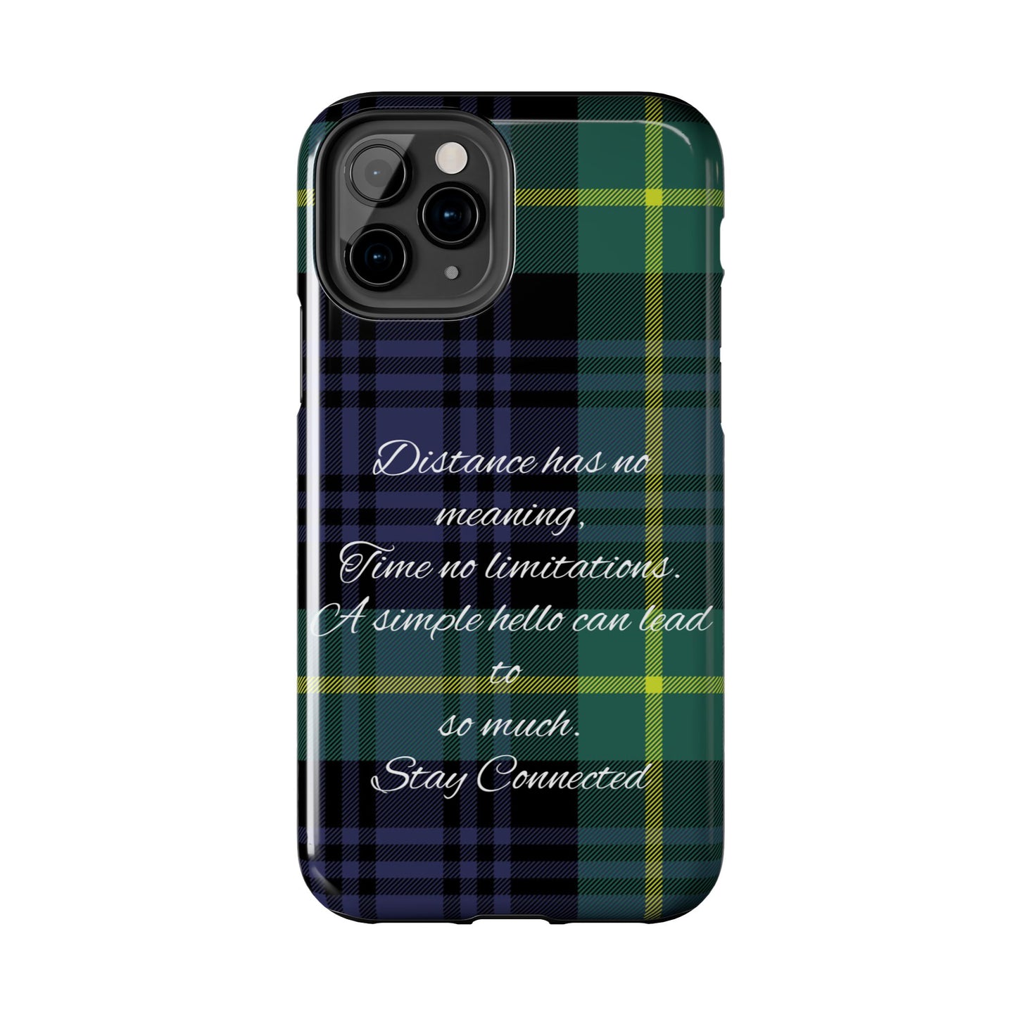 Green plaid version / Tough Phone Cases