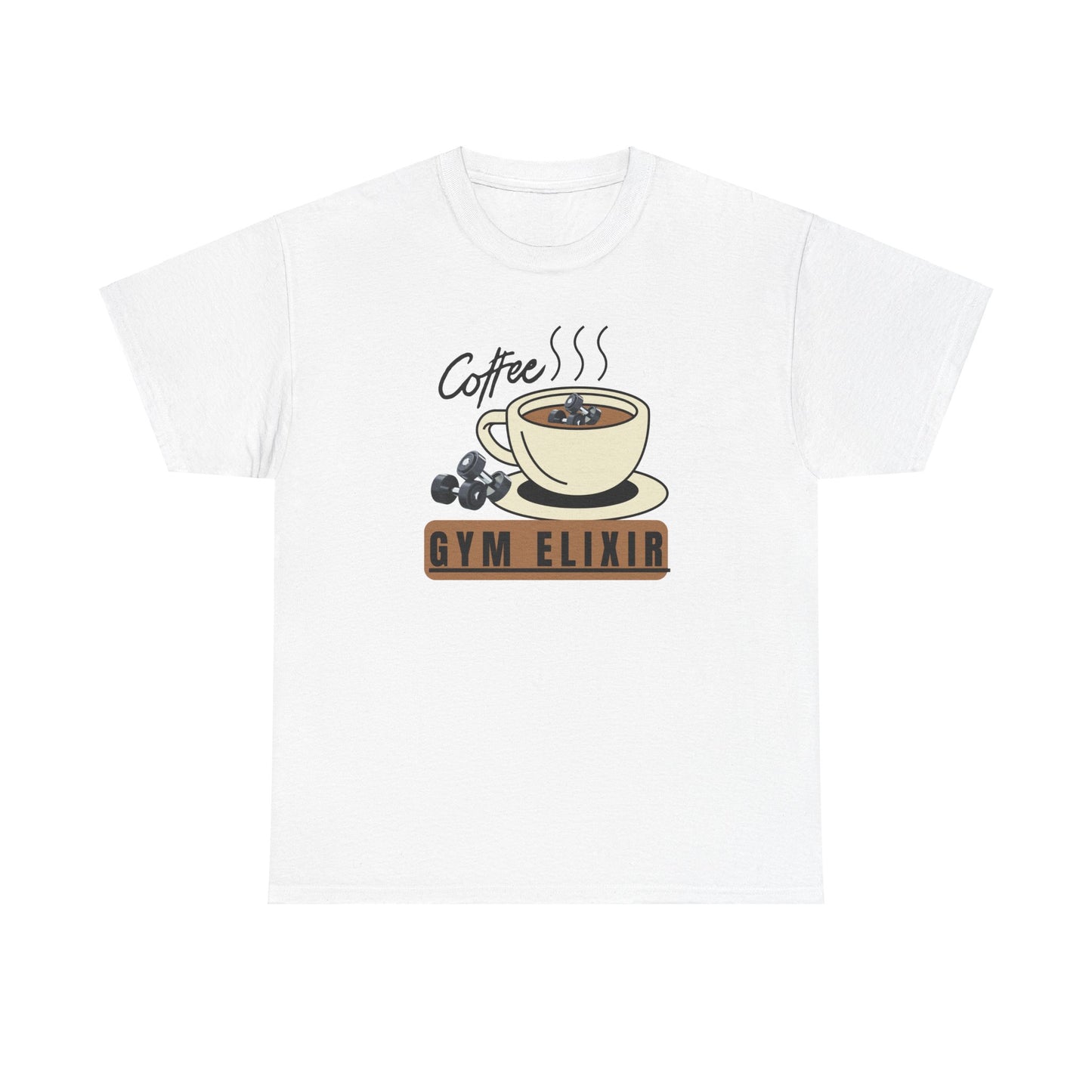 Coffee / Gym Elixir Unisex Heavy Cotton Tee