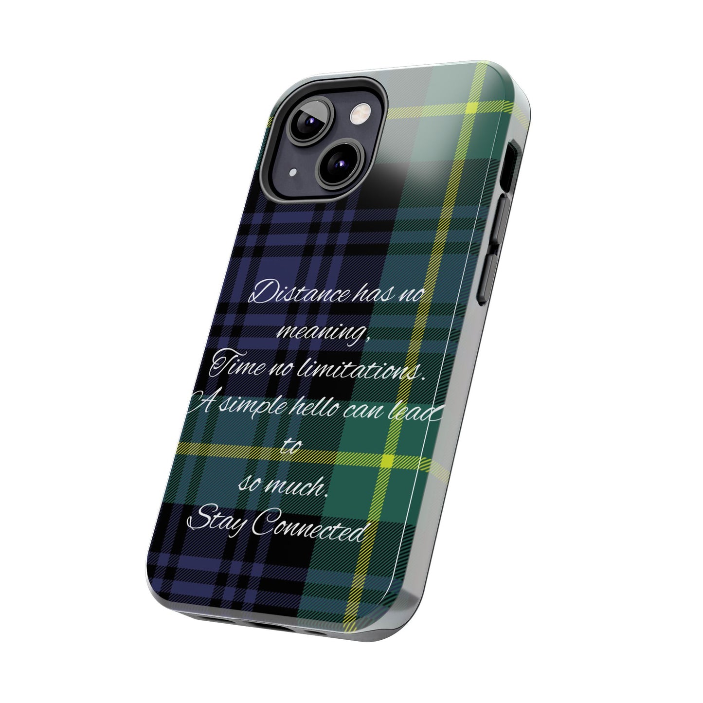 Green plaid version / Tough Phone Cases