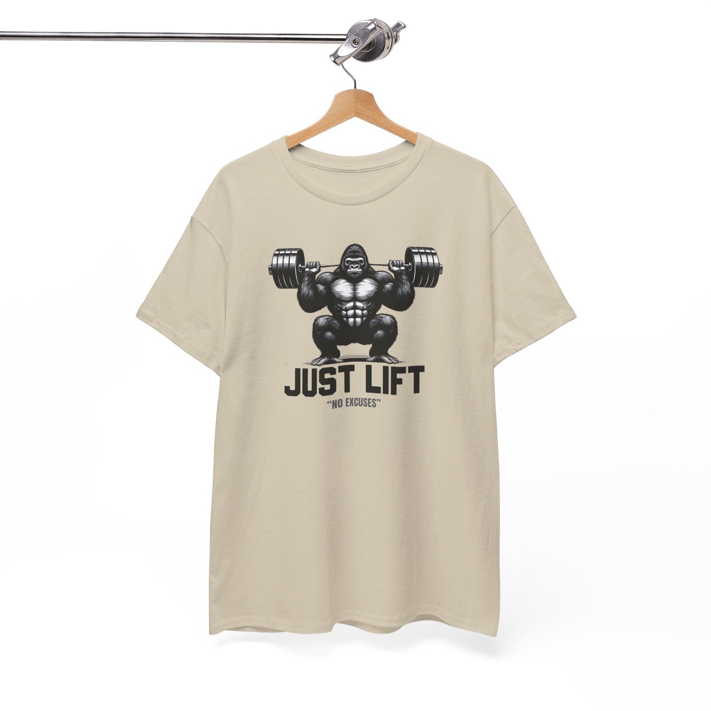 Just Lift / No Excusses Unisex Heavy Cotton Tee