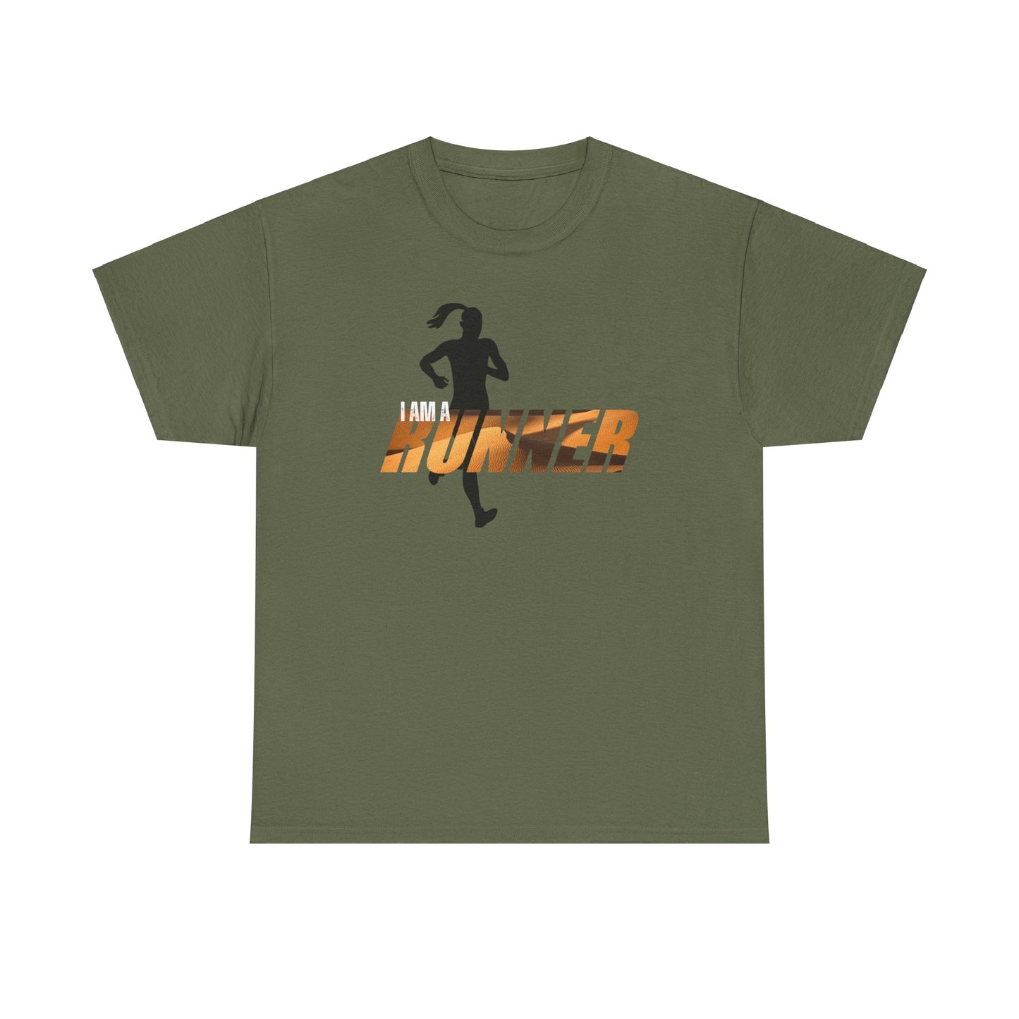 I am a Runner Unisex Heavy Cotton Tee