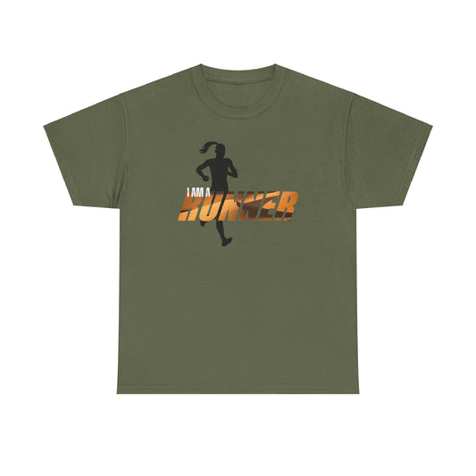 I am a Runner Unisex Heavy Cotton Tee