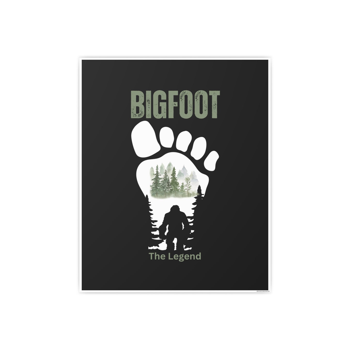 BIGFOOT The Legend / Photo Art Paper Posters