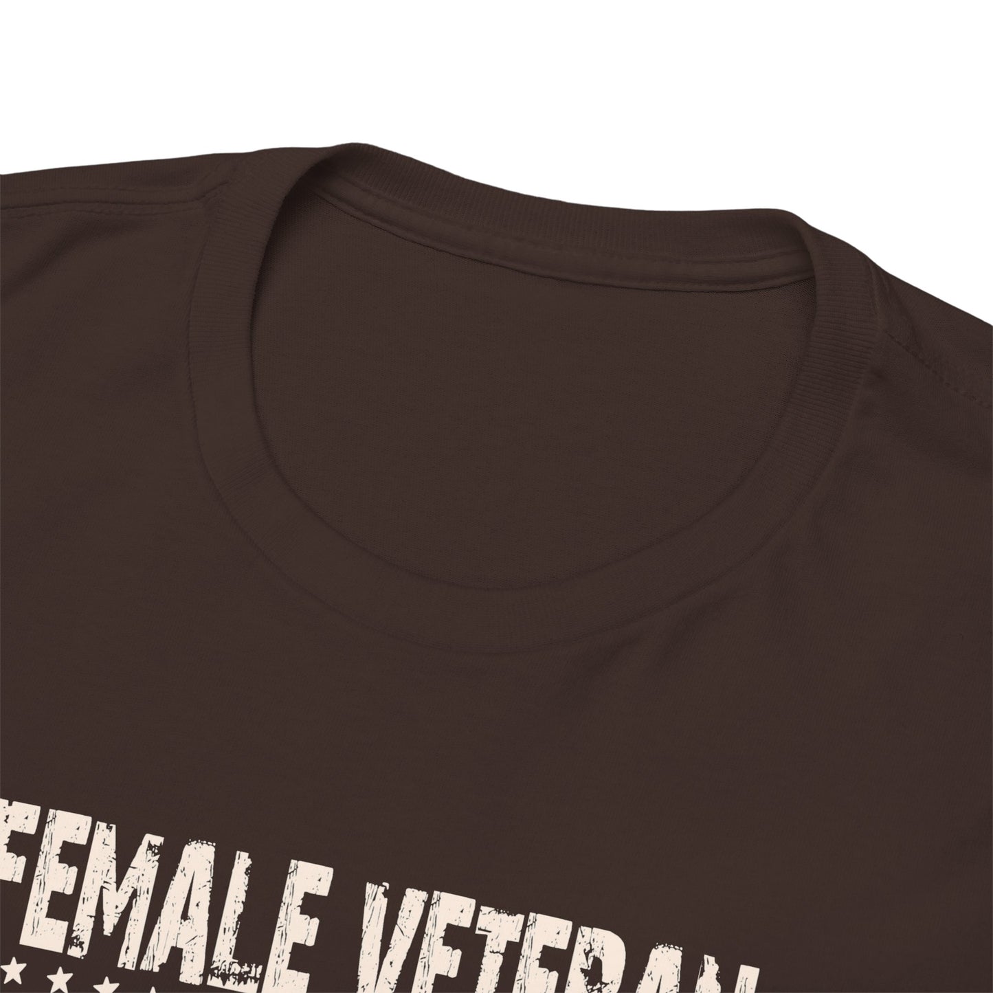 Female Veteran Unisex Heavy Cotton Tee