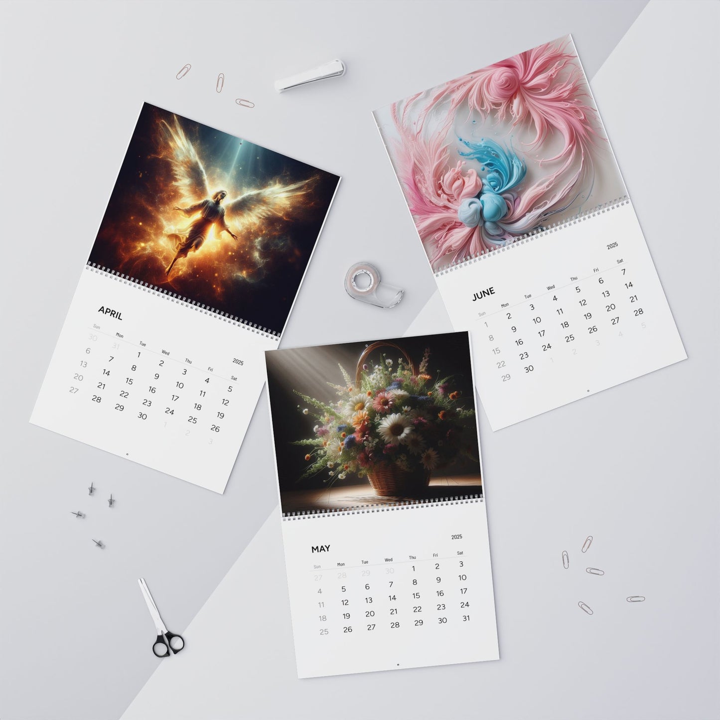 Beautiful AI Creations 3 / Wall Calendars (2025)