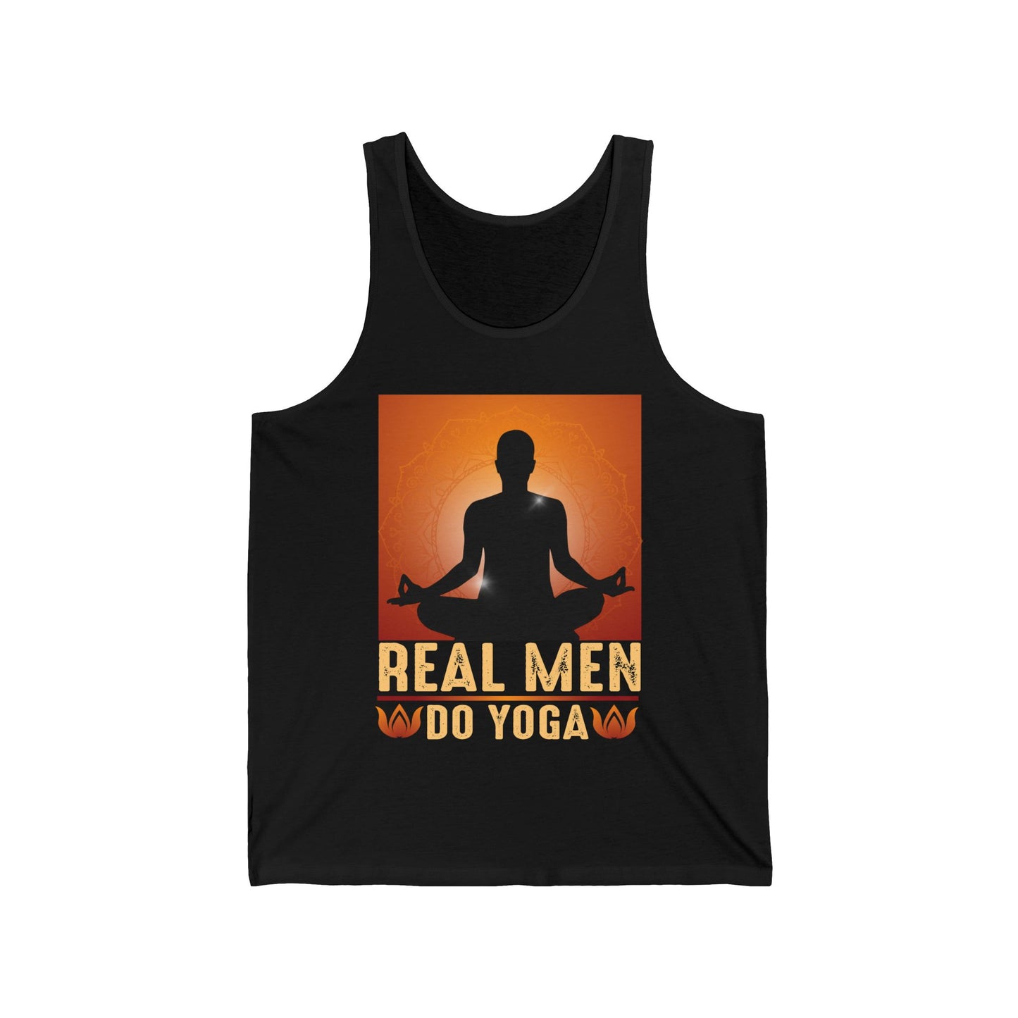 Real men do Yoga / Unisex Jersey Tank