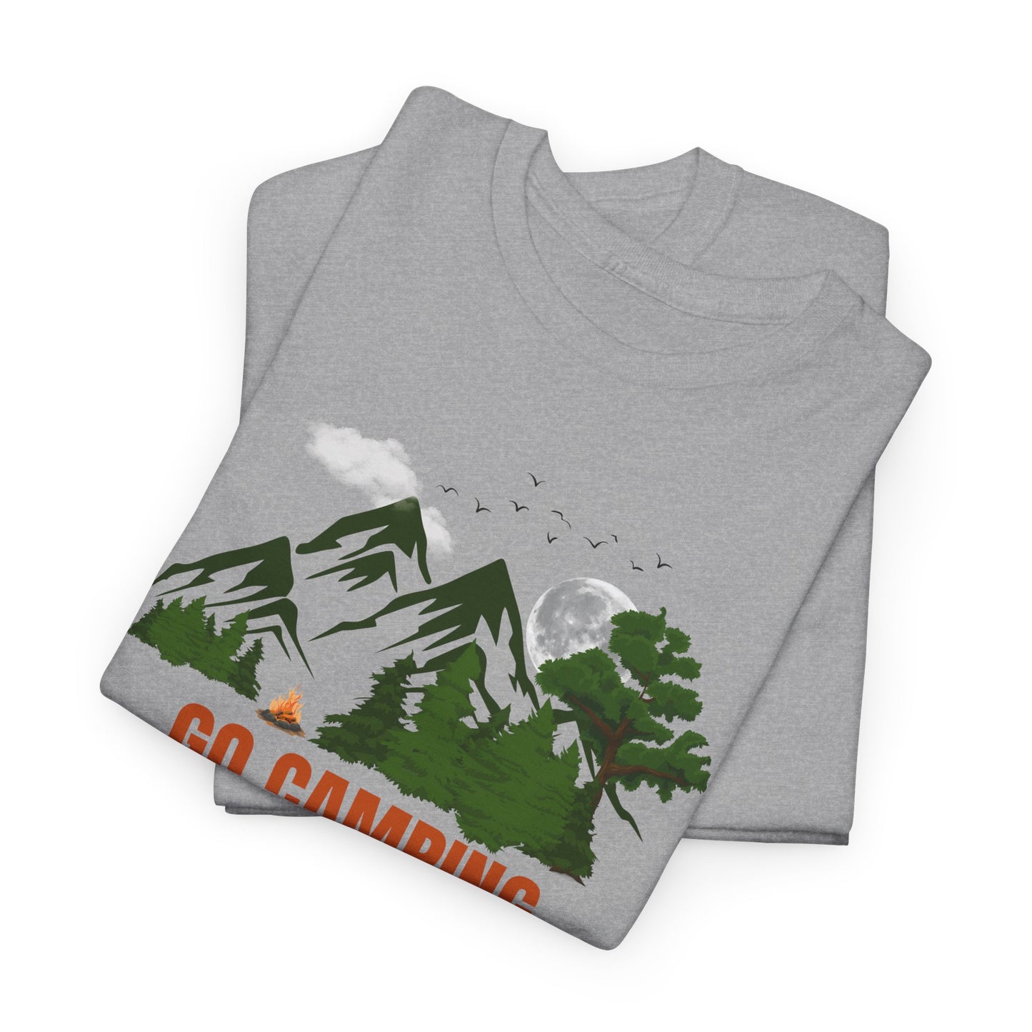 Go Camping Outdoors Unisex Heavy Cotton Tee