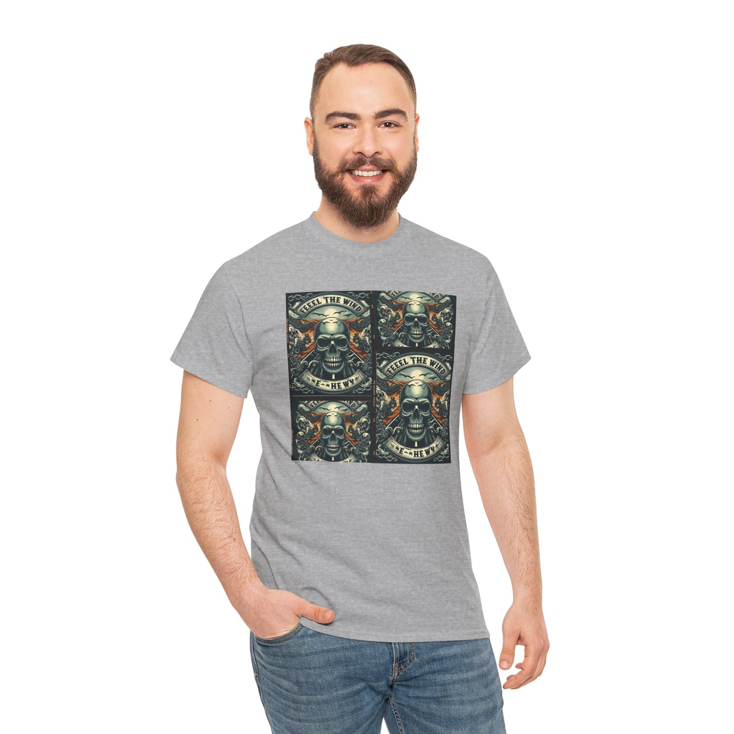 Feel the wind Unisex Heavy Cotton Tee