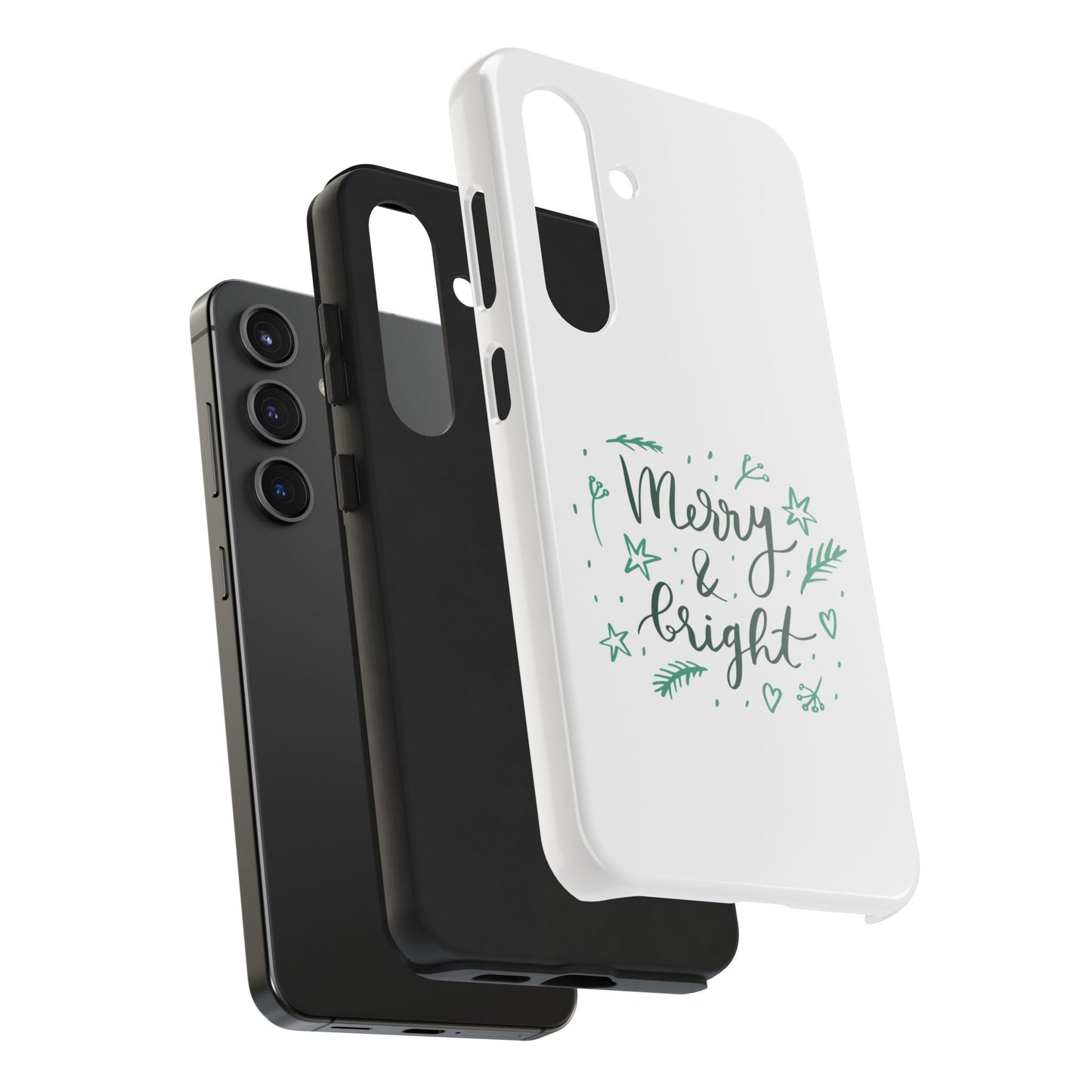 Merry and Bright (Christmas) / Tough Phone Cases