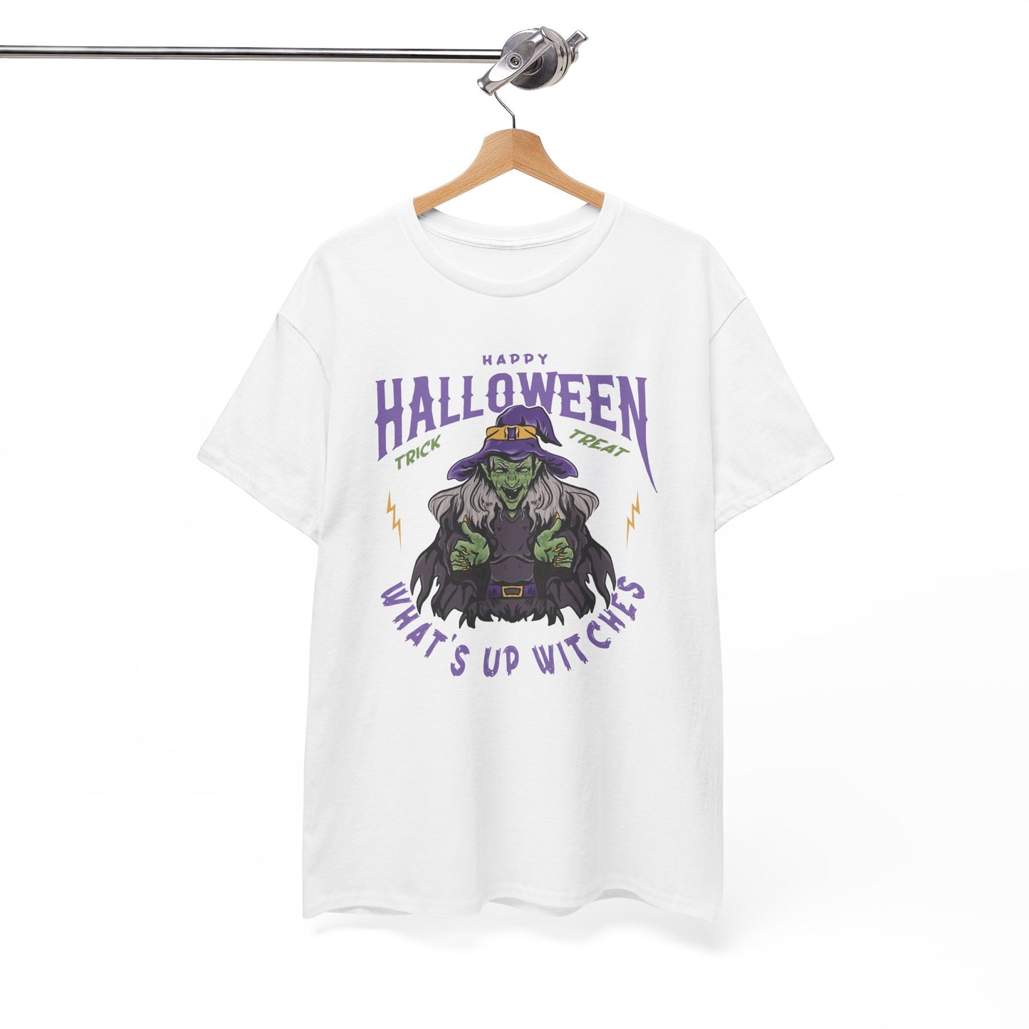 What's up Witches / Halloween Unisex Heavy Cotton Tee