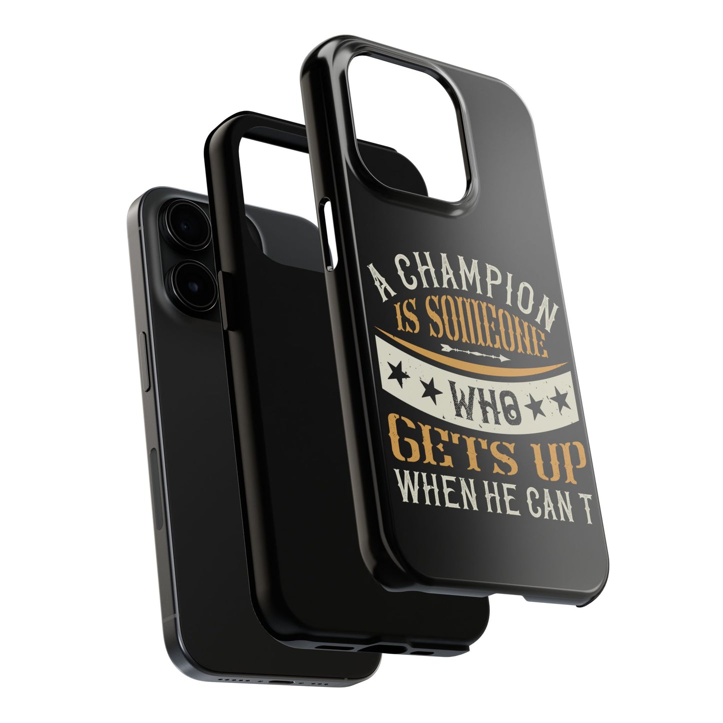 A champion is someone who gets up when he can't (Boxing)  / Tough Phone Cases