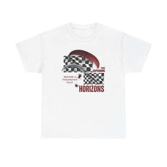 Exploring Your Horizons Unisex Heavy Cotton Tee
