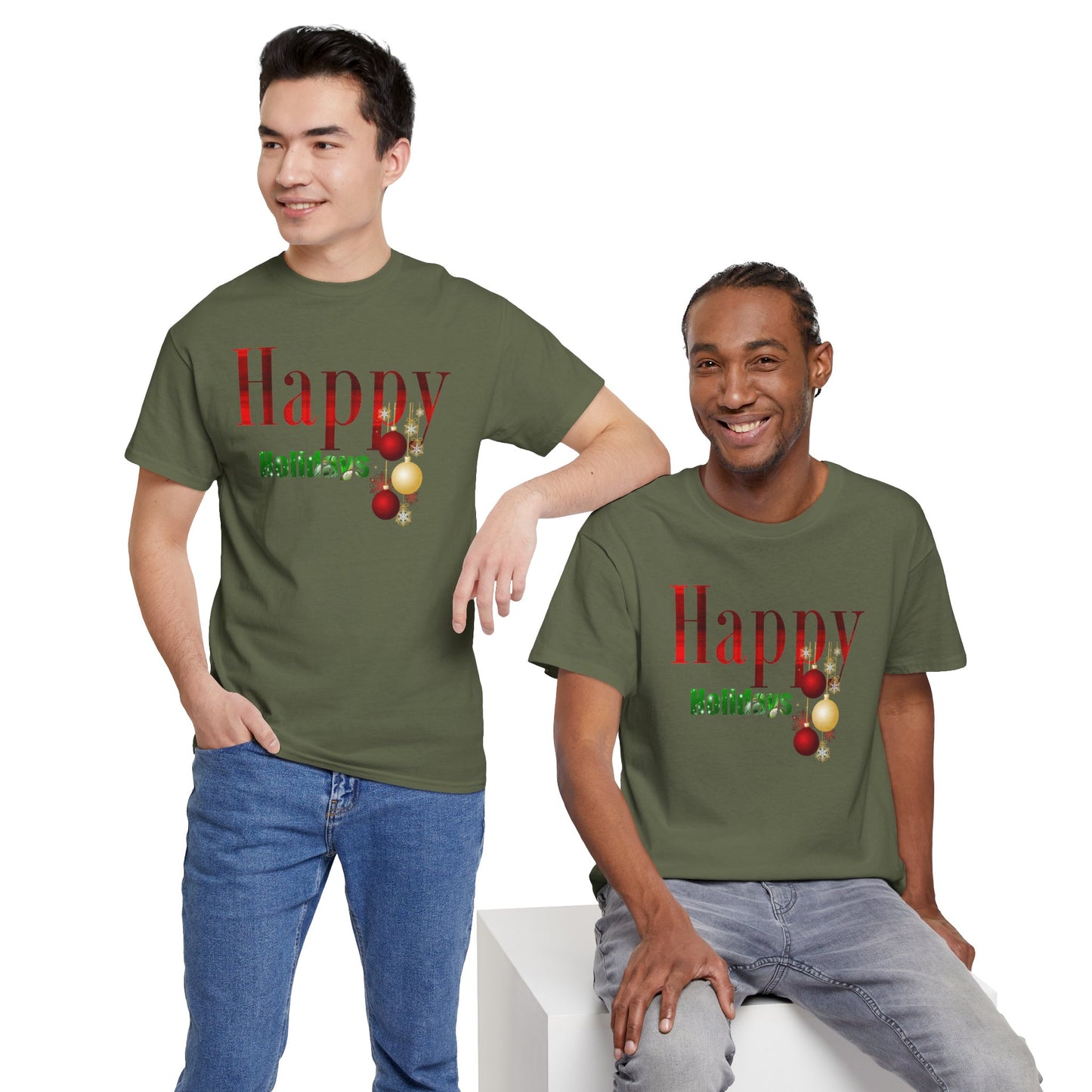 Happy Holidays / Unisex Heavy Cotton Tee