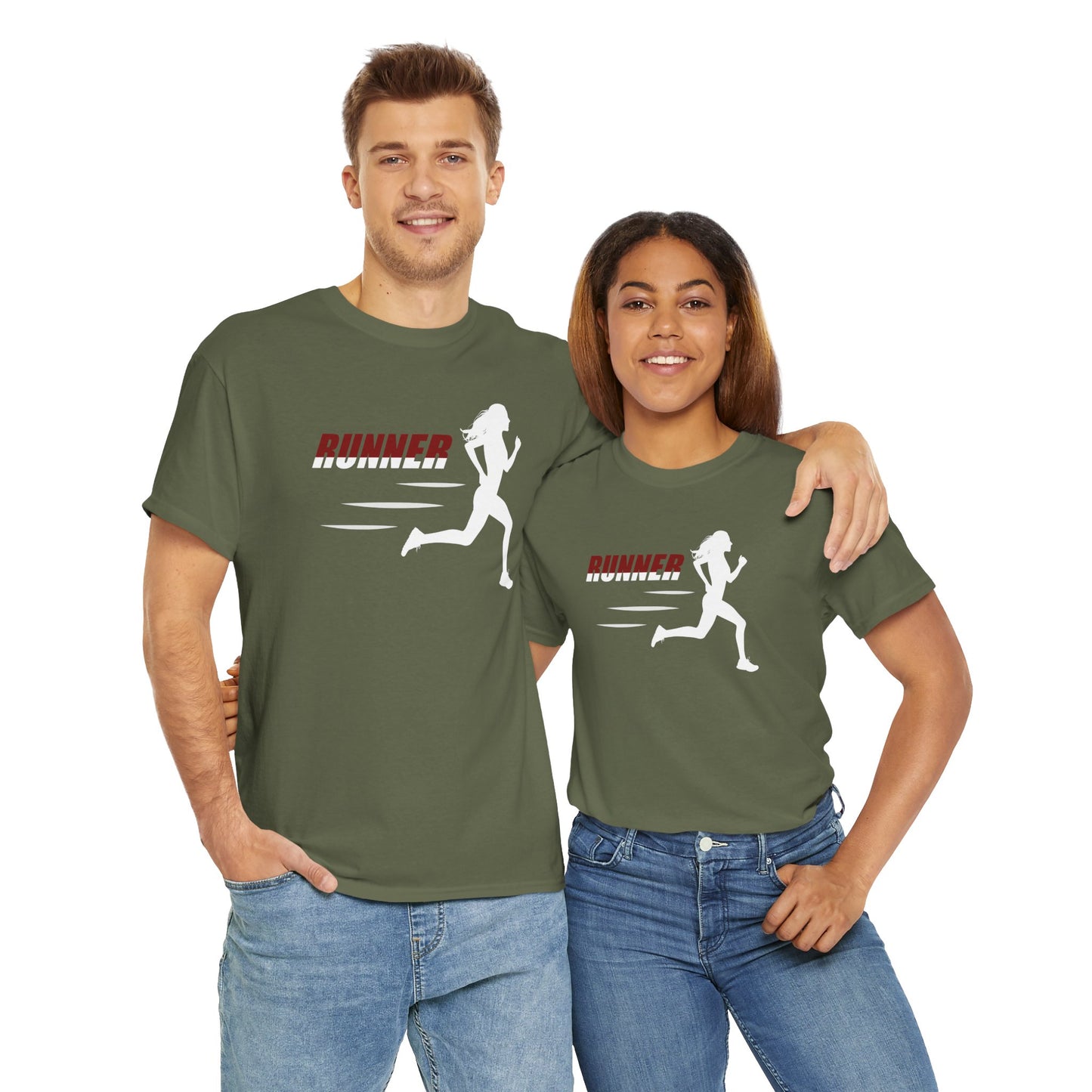 I am a Runner Unisex Heavy Cotton Tee