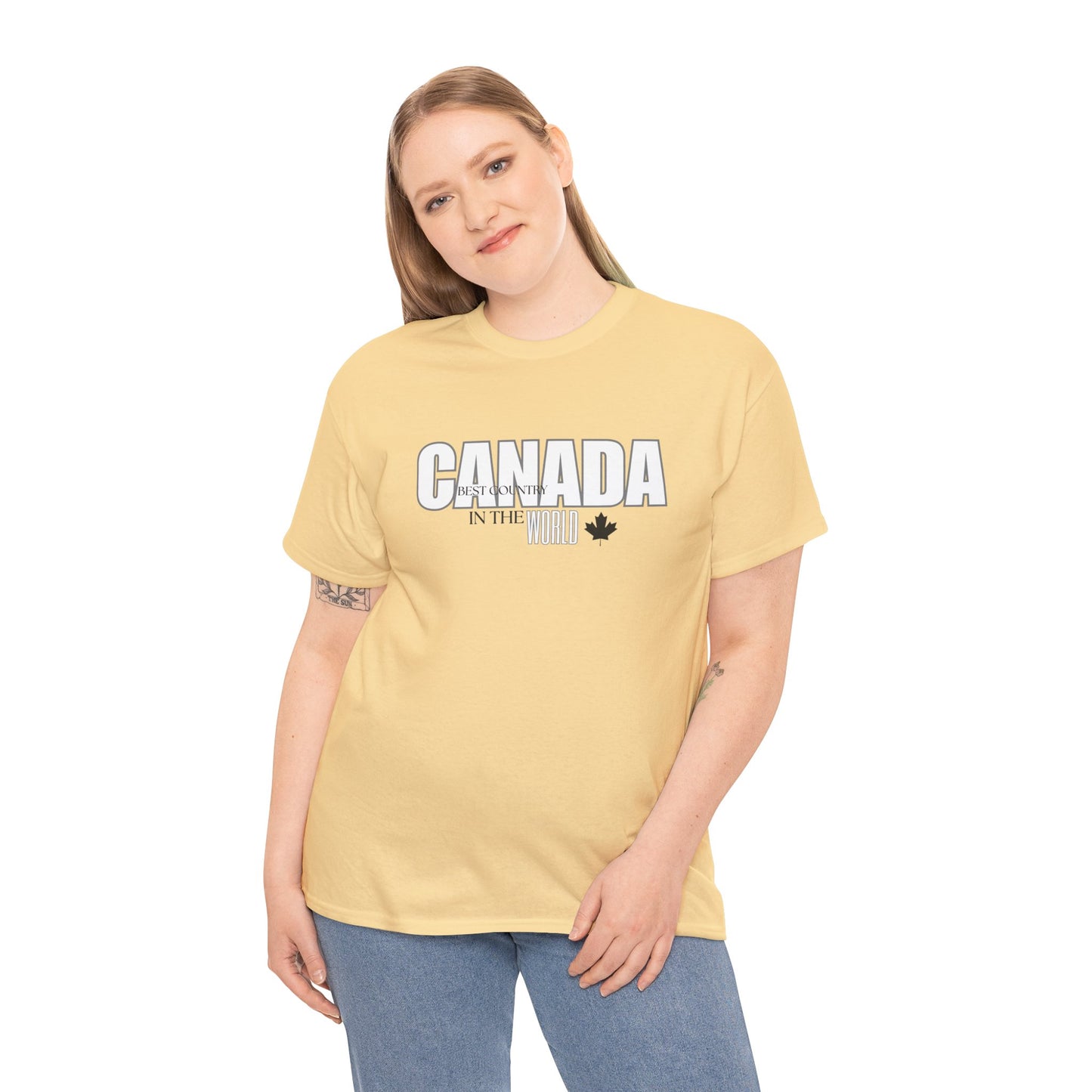 Canada Best Country In The World Unisex Heavy Cotton Tee