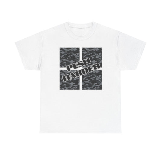 Push Harder Unisex Heavy Cotton Tee