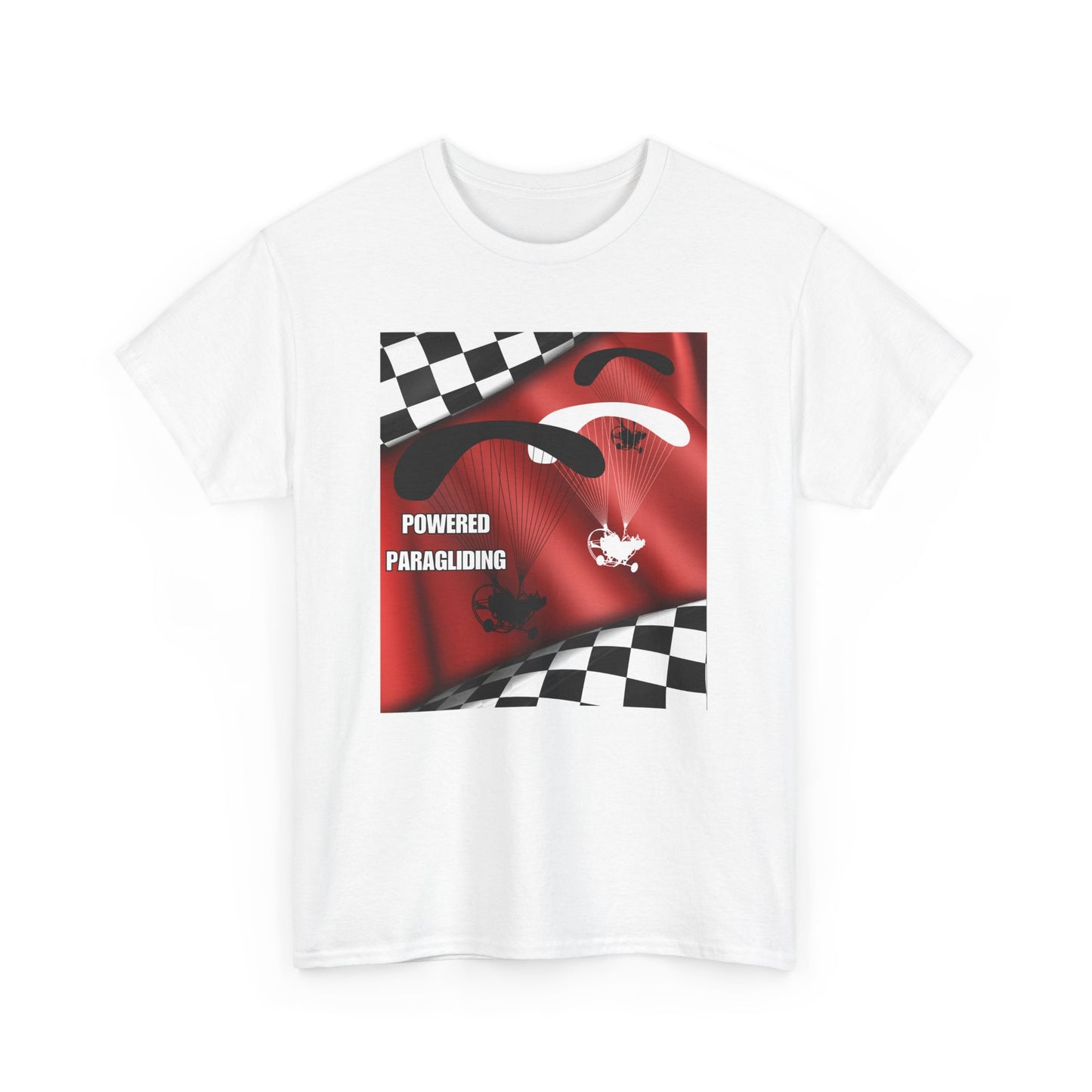Powered Paragliding Unisex Heavy Cotton Tee