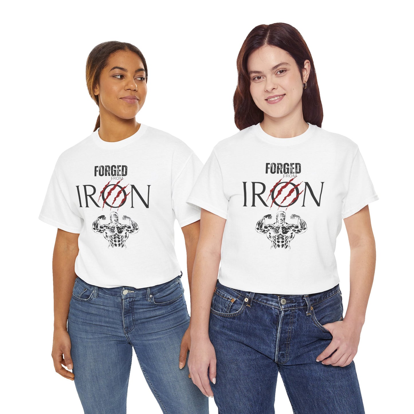 Forged from IRON Unisex Heavy Cotton Tee