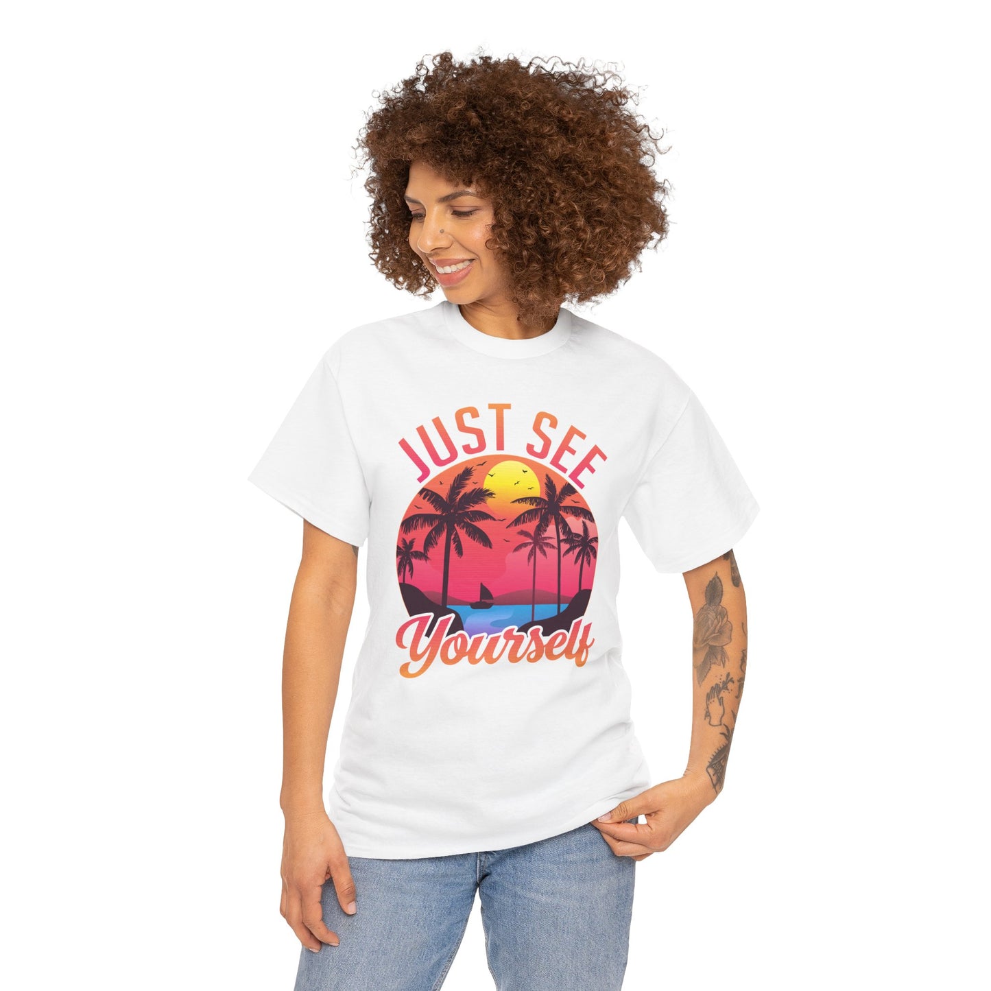 Just See Yourself / Summer Unisex Heavy Cotton Tee