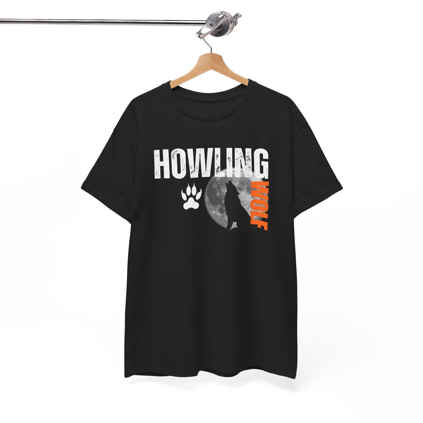 Howling Wolf Unisex Heavy Cotton Tee