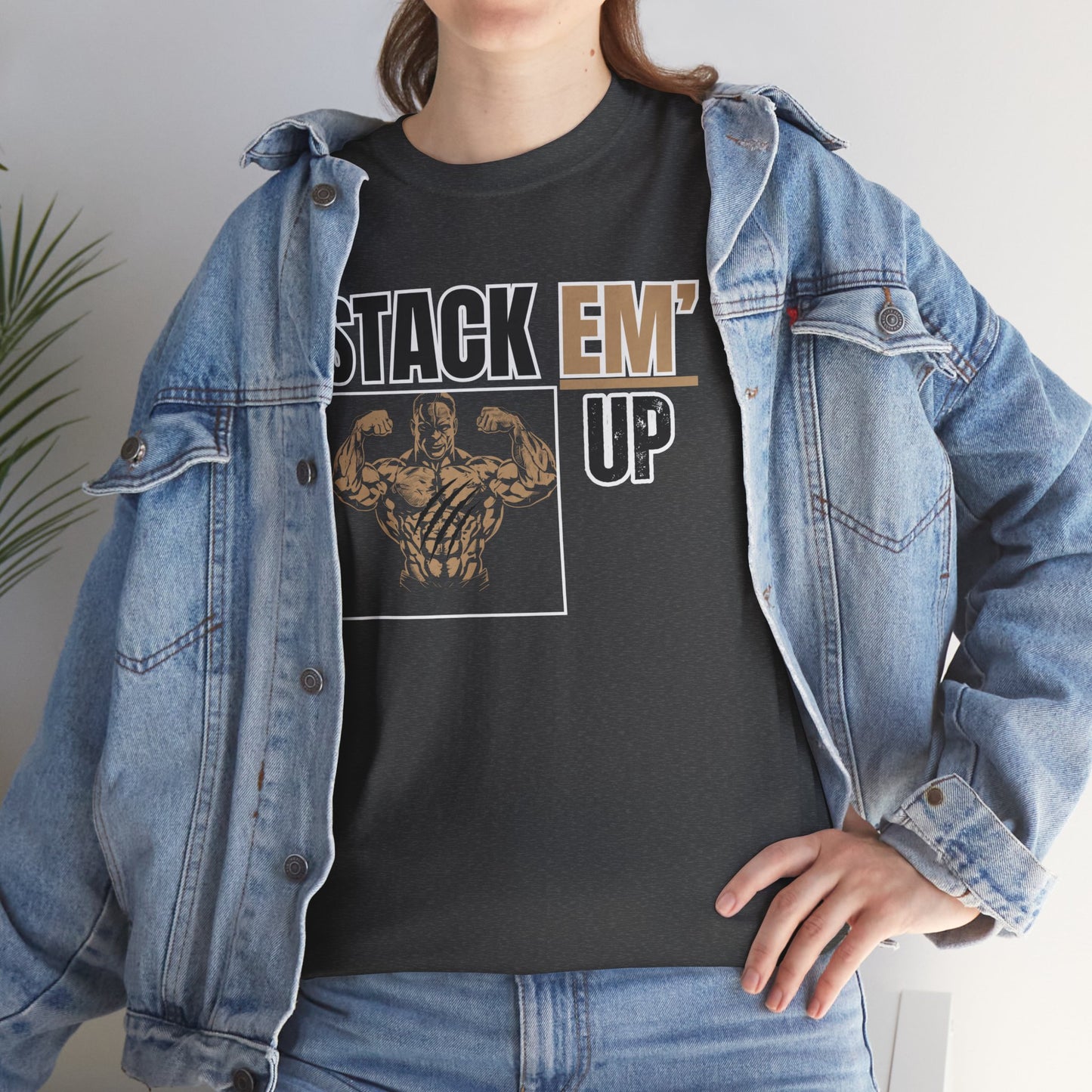 Stack Em Up Unisex Heavy Cotton Tee