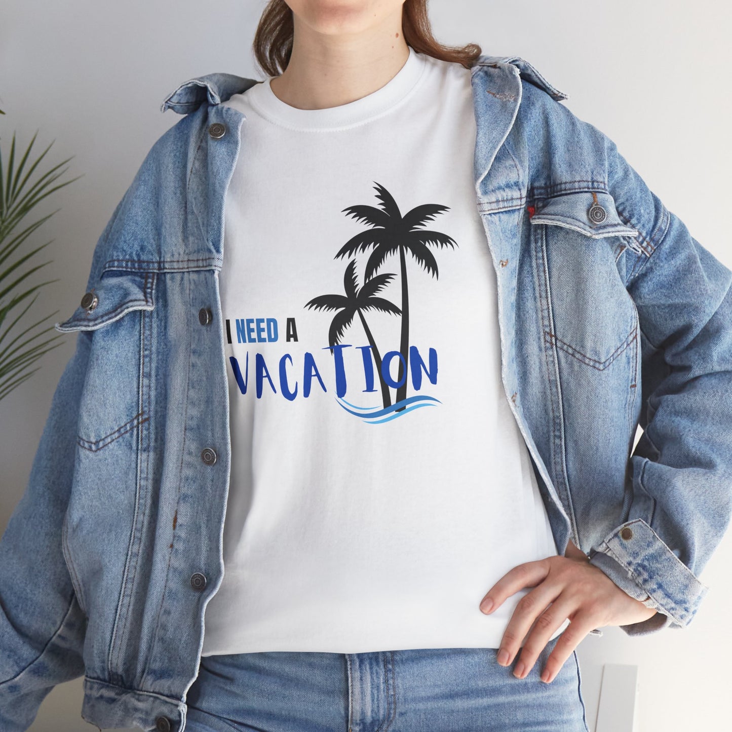 I Need a Vacation Unisex Heavy Cotton Tee