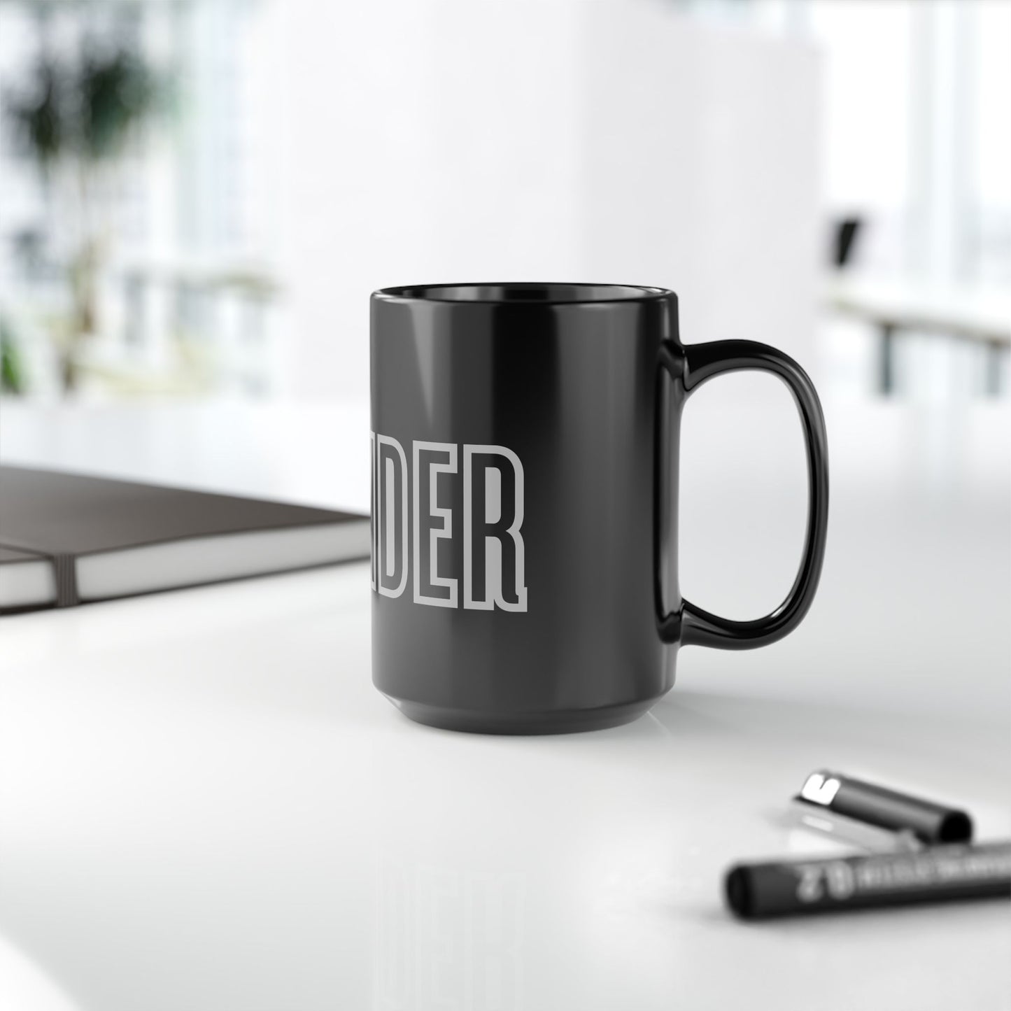 I am an Islander / Black Mug, 15oz
