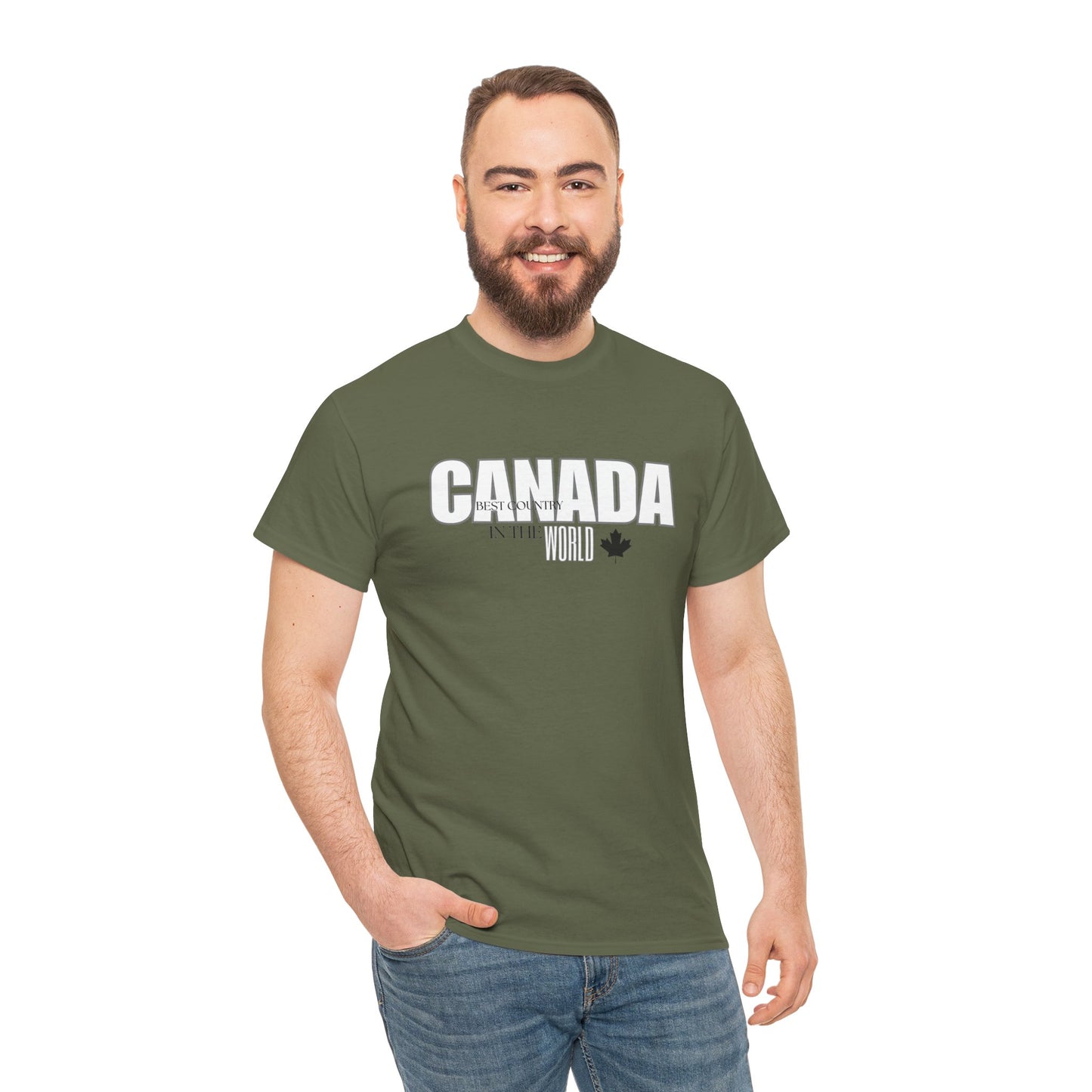 Canada Best Country In The World Unisex Heavy Cotton Tee