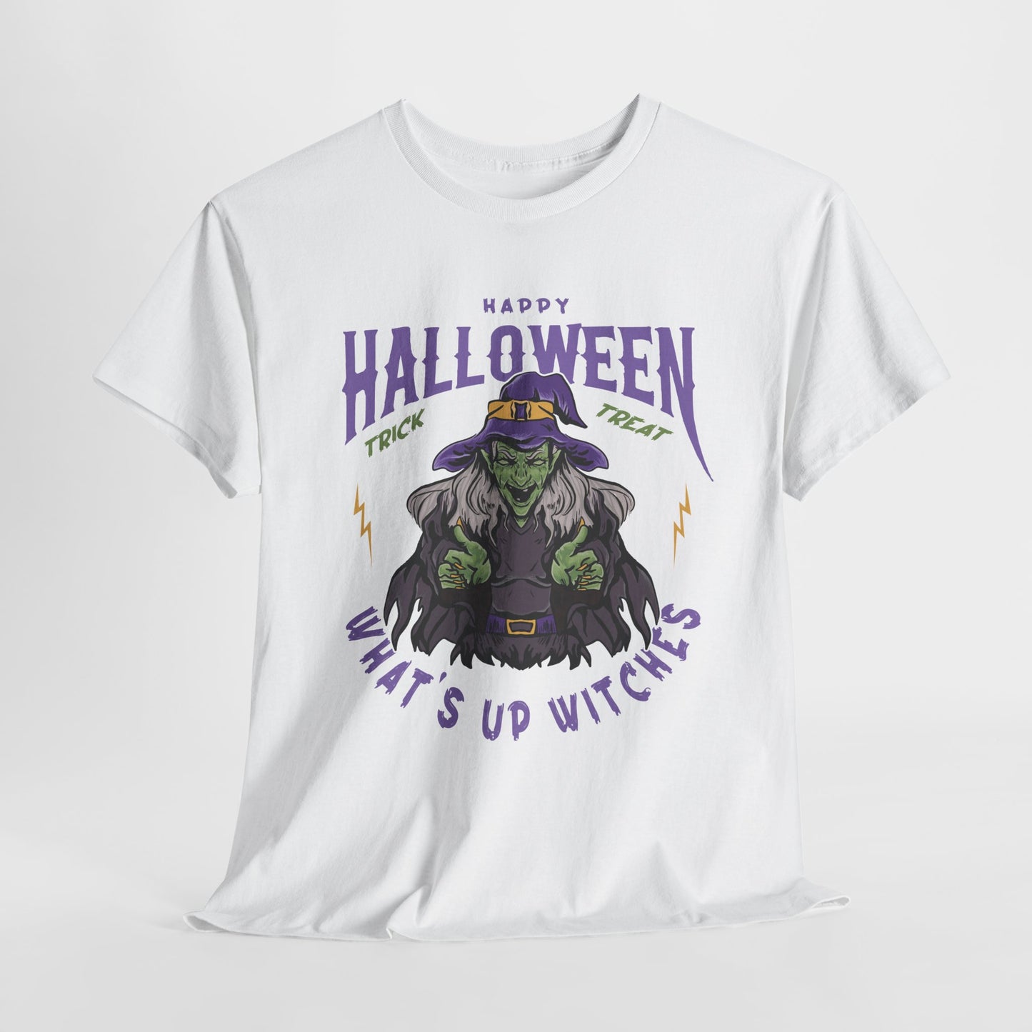 What's up Witches / Halloween Unisex Heavy Cotton Tee