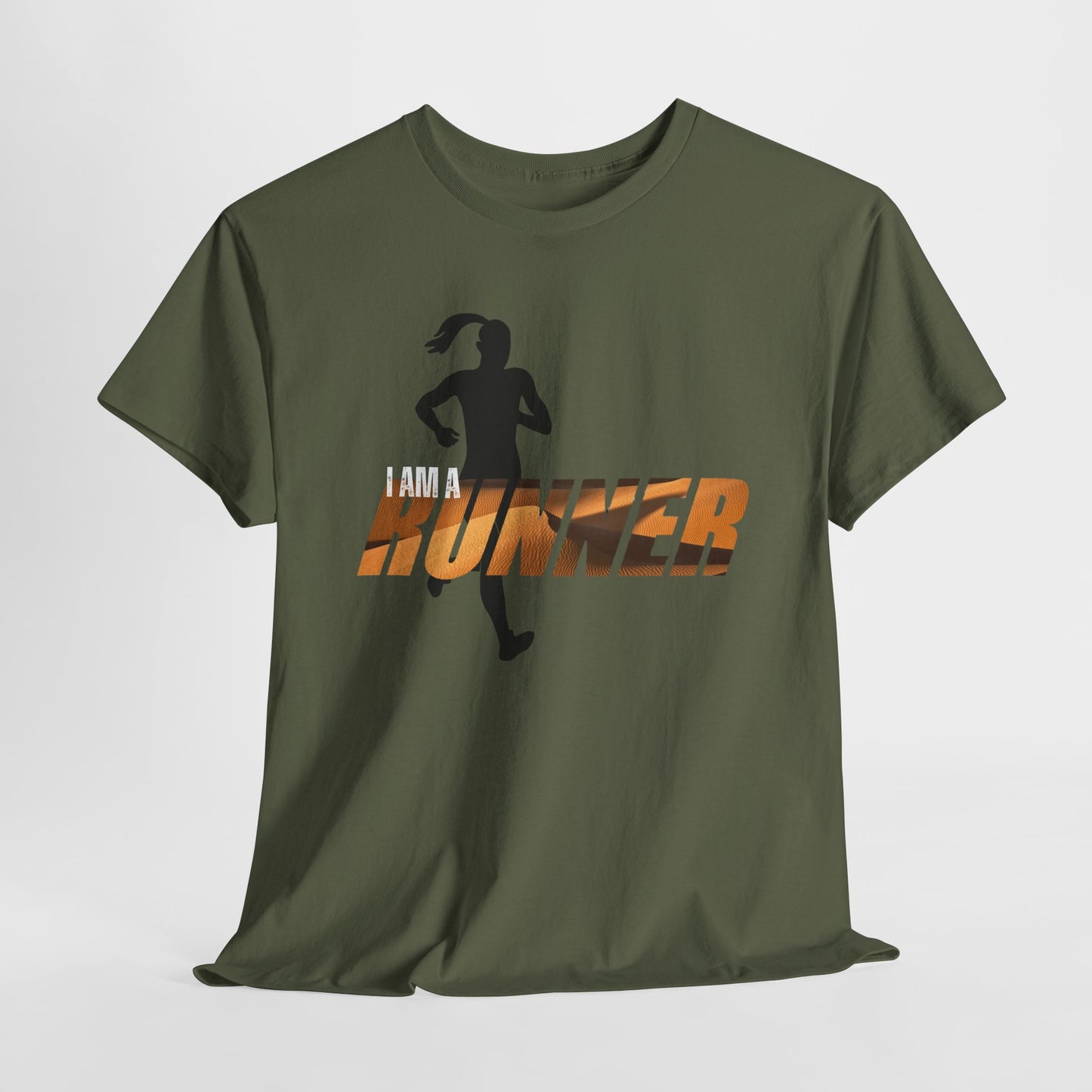 I am a Runner Unisex Heavy Cotton Tee