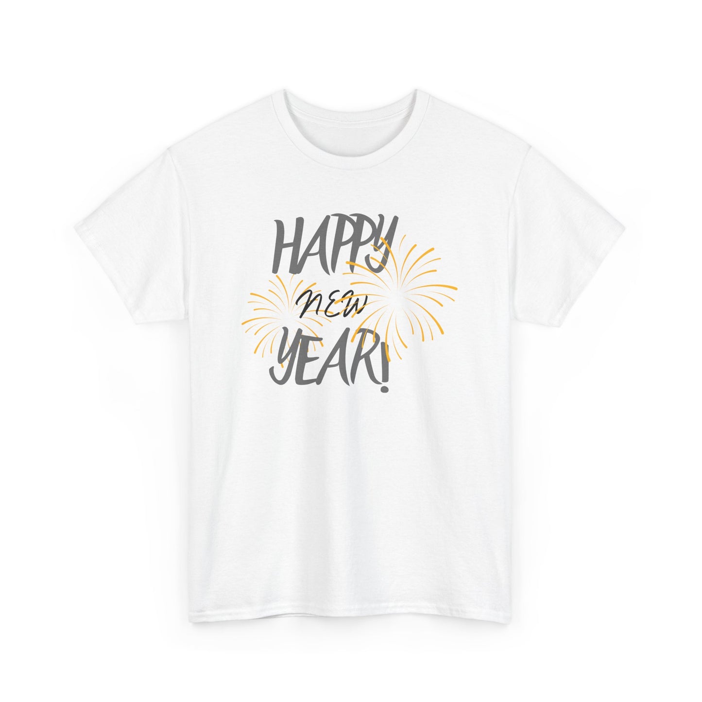 Happy New Year Unisex Heavy Cotton Tee