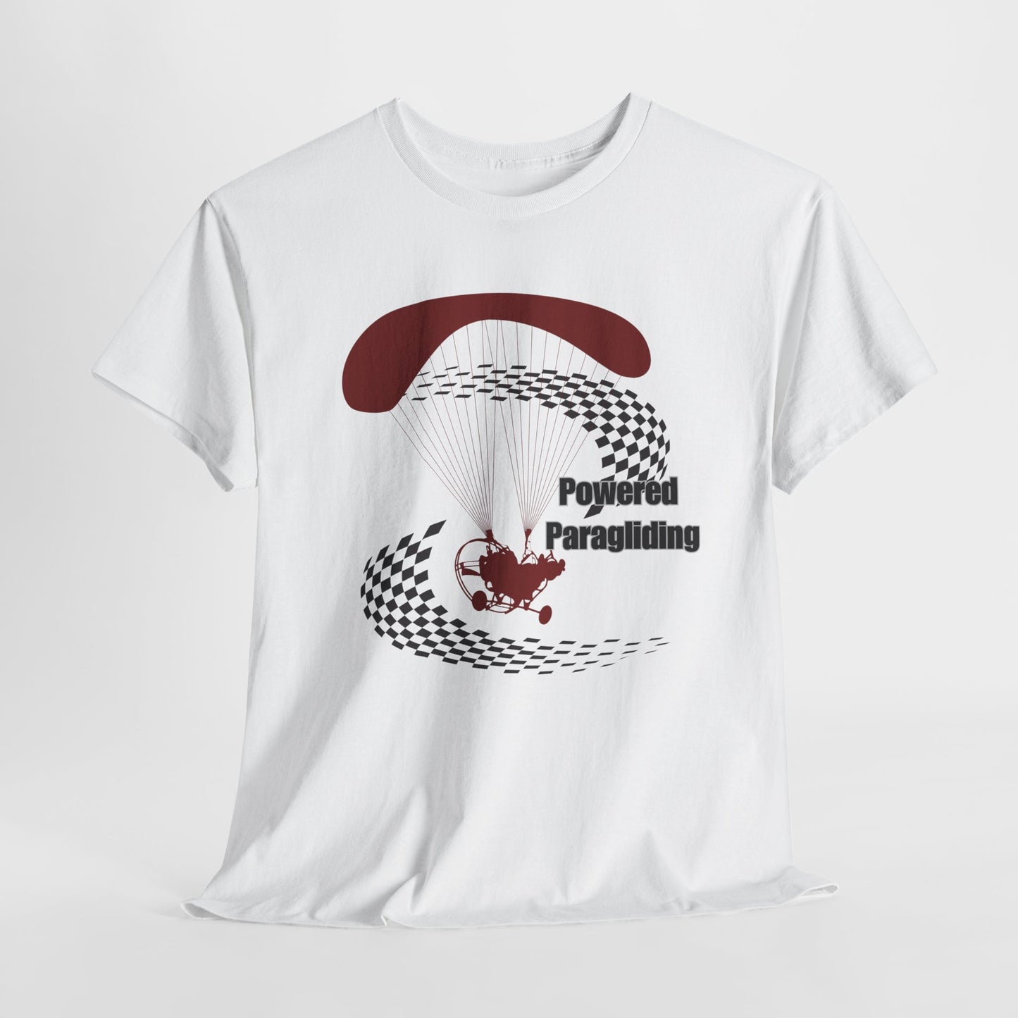 Powered Paragliding Unisex Heavy Cotton Tee
