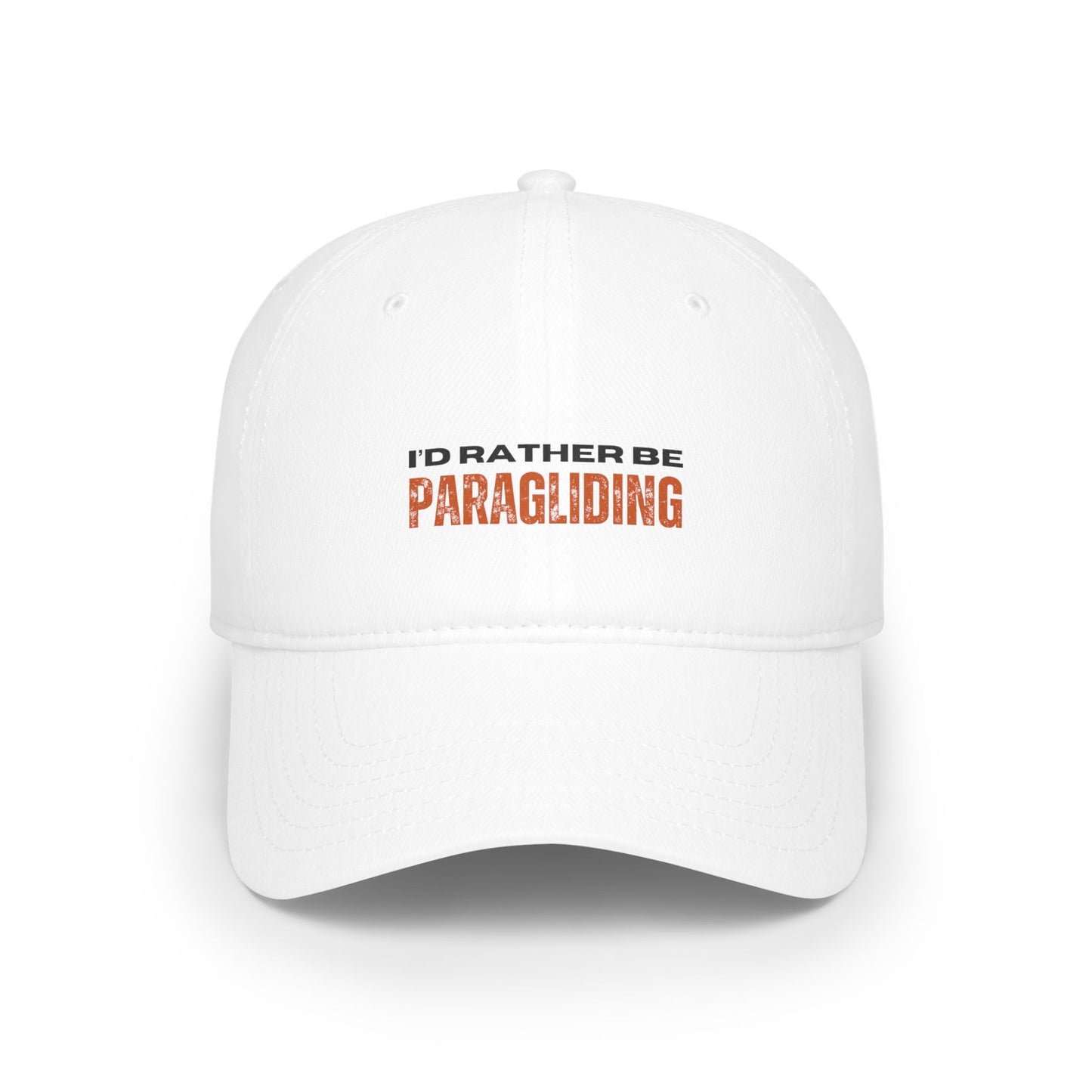 I'd rather be paragliding / Low Profile Baseball Cap