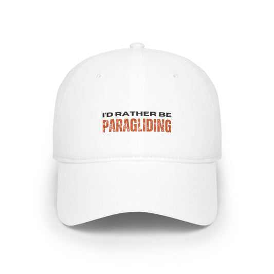 I'd rather be paragliding / Low Profile Baseball Cap