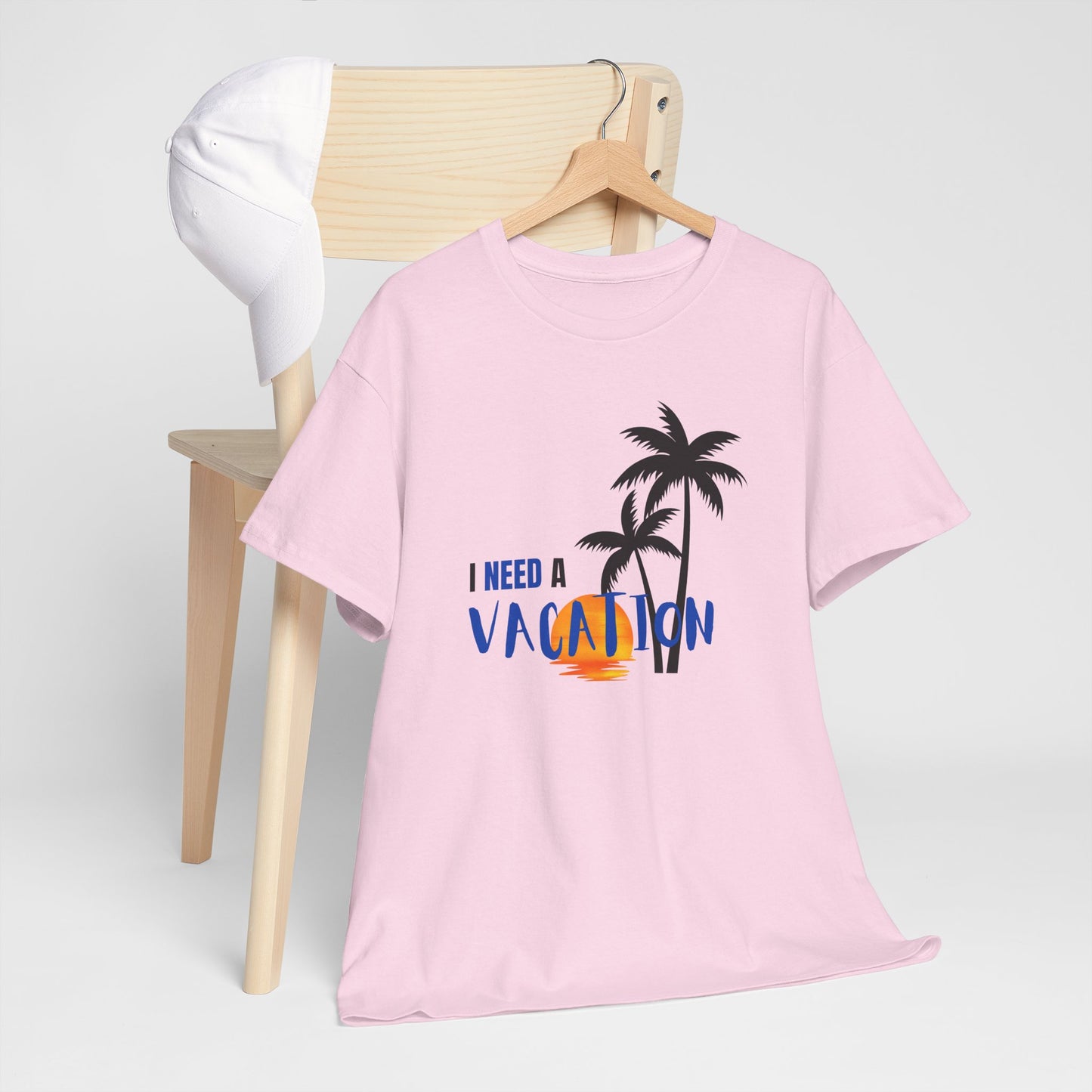 I Need a Vacation Unisex Heavy Cotton Tee