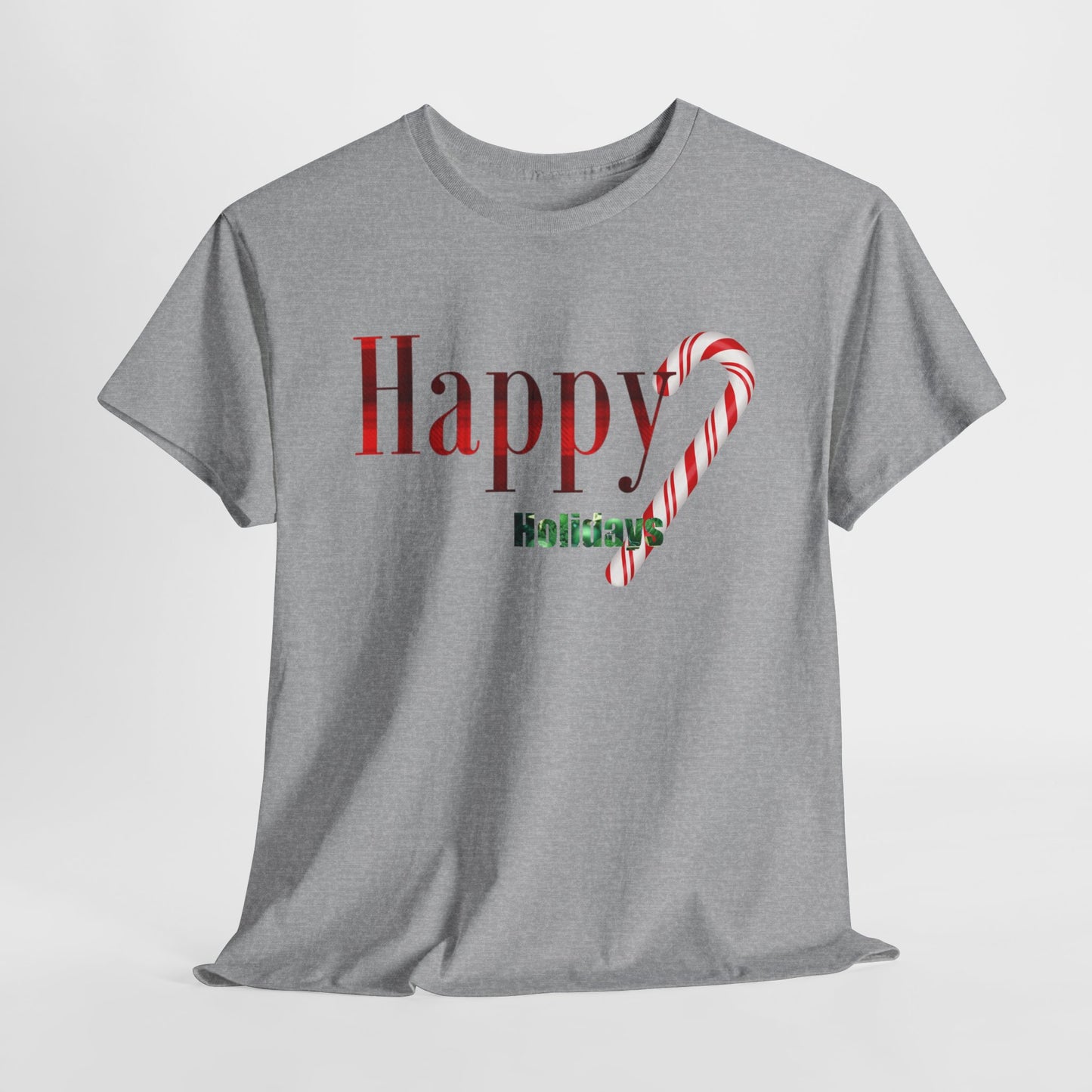 Happy Holidays Unisex Heavy Cotton Tee