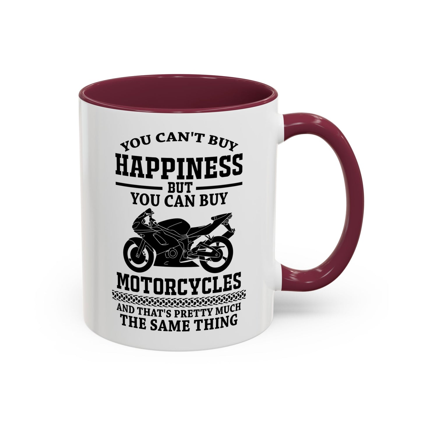 You can't buy happiness but you can by motorcycles... / Colorful Mugs (11oz, 15oz)